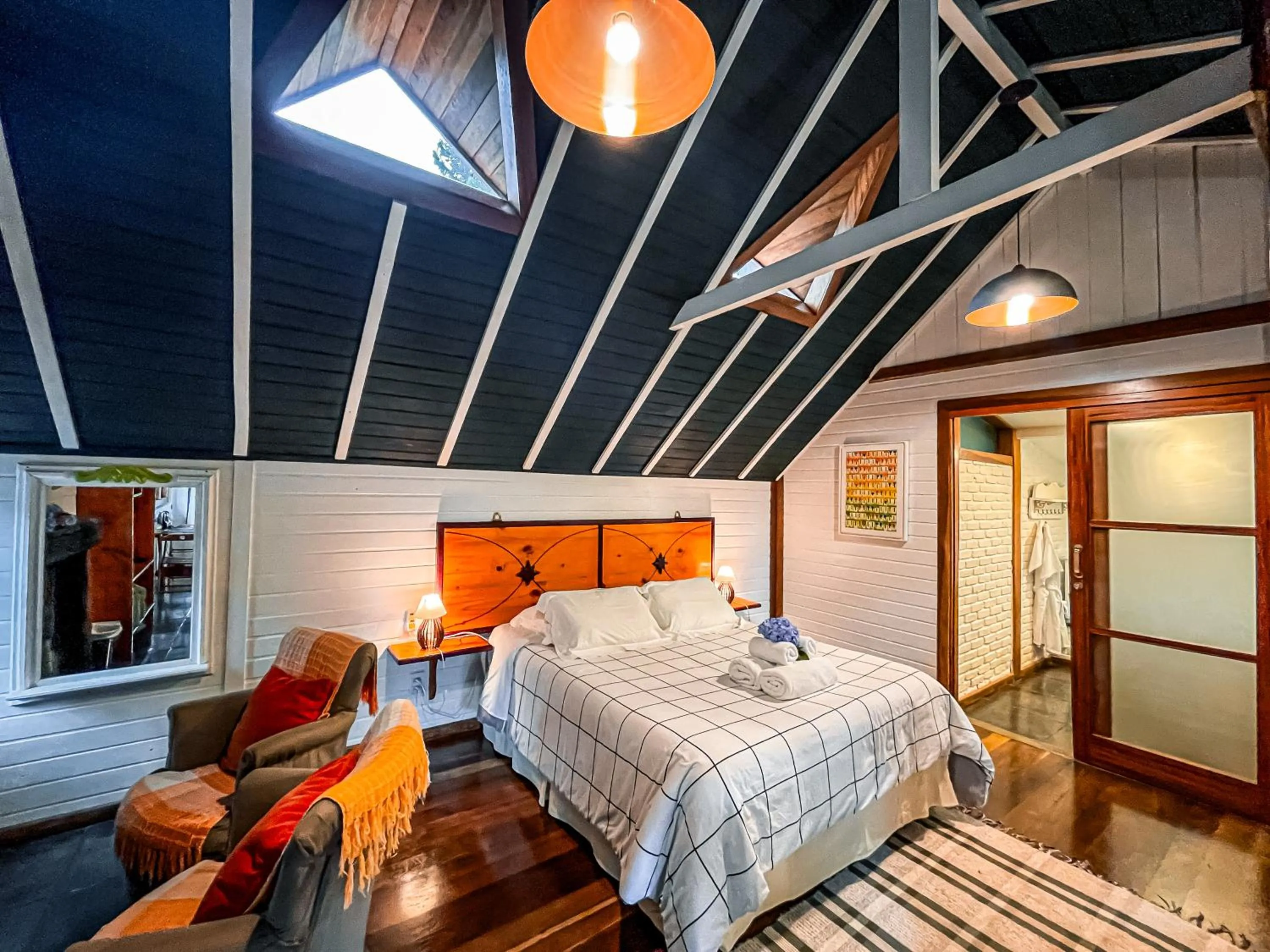 Bed in Pousada Solar D'Araucaria