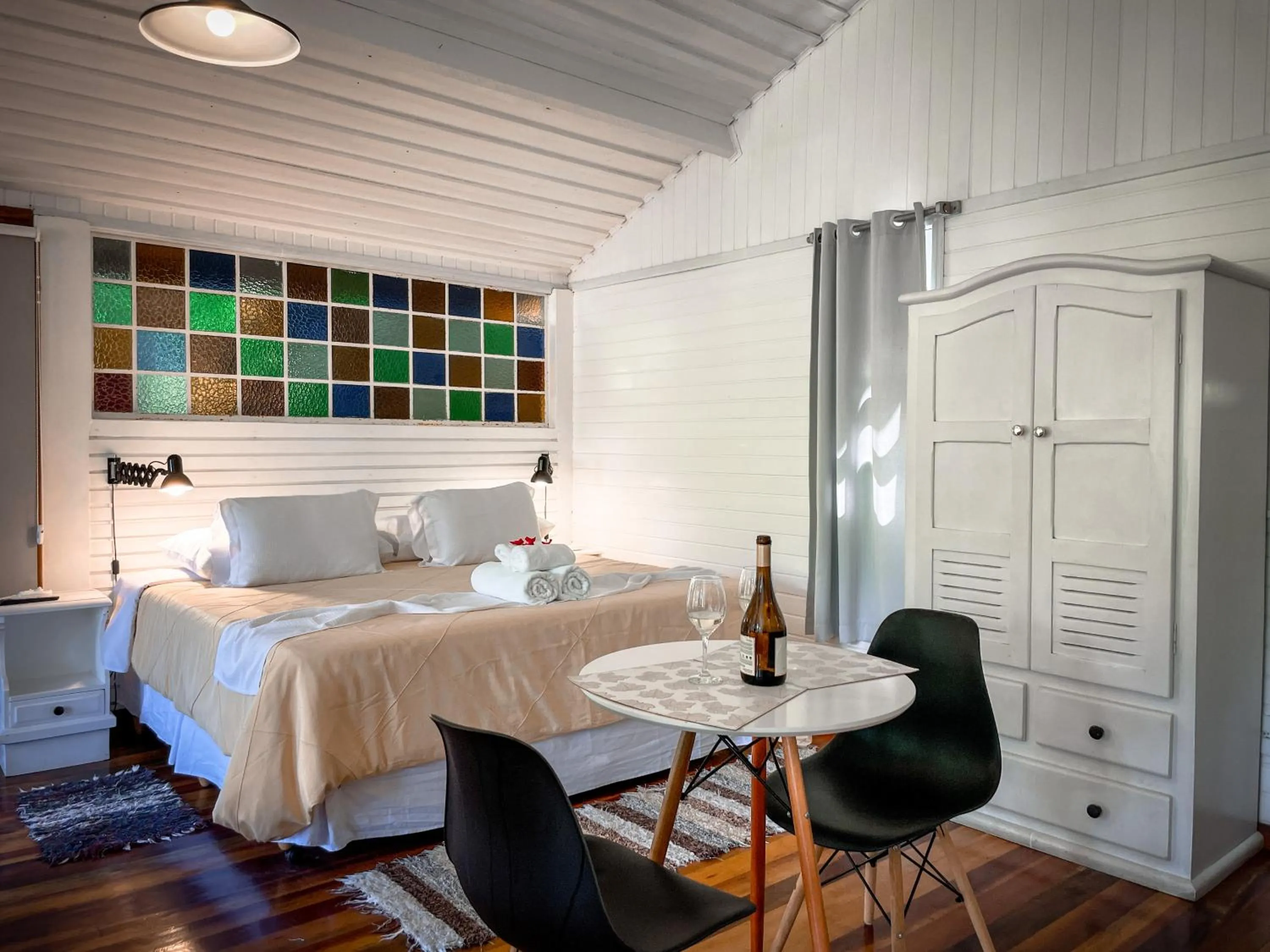 Bed in Pousada Solar D'Araucaria