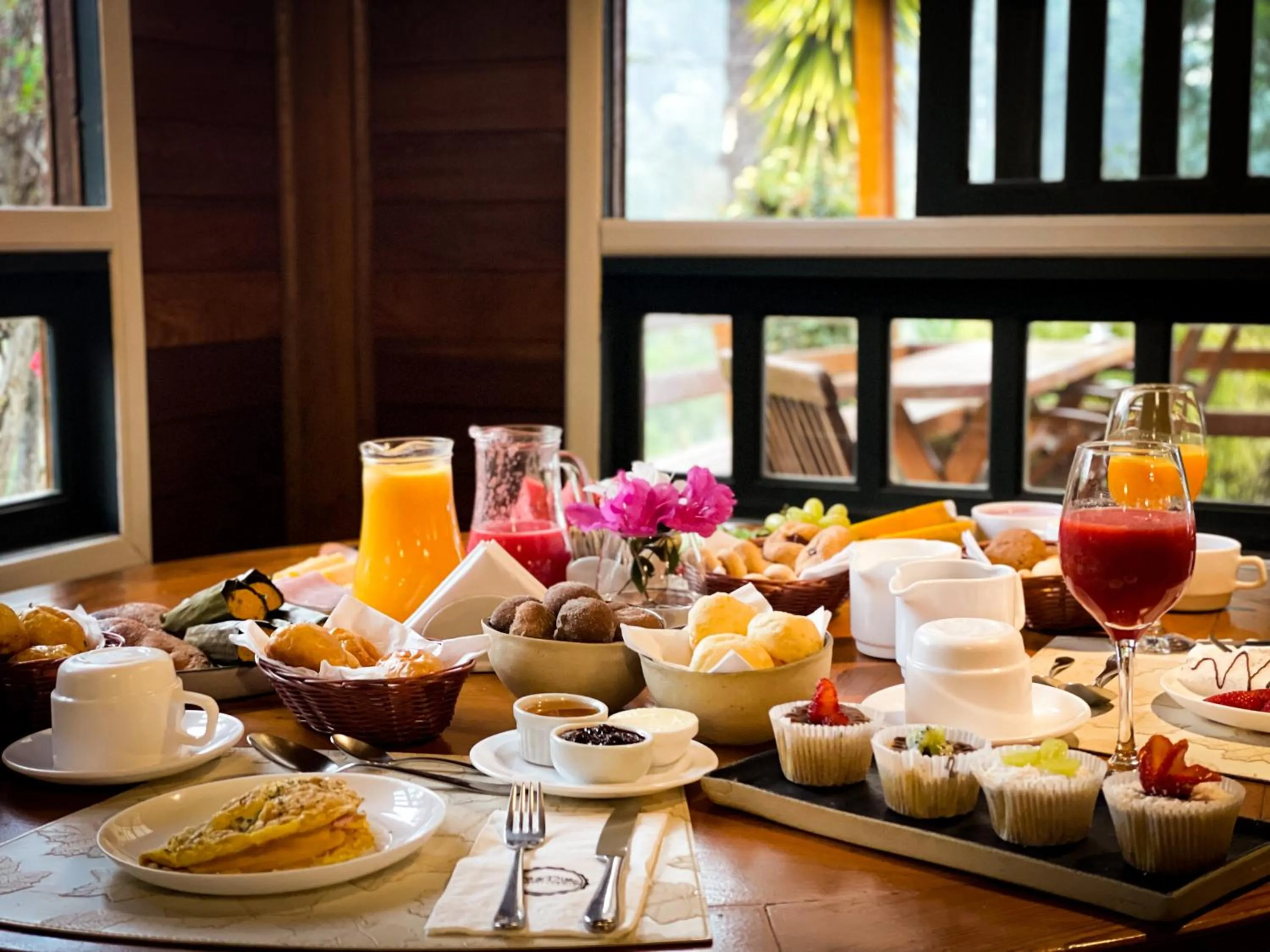 Breakfast in Pousada Solar D'Araucaria
