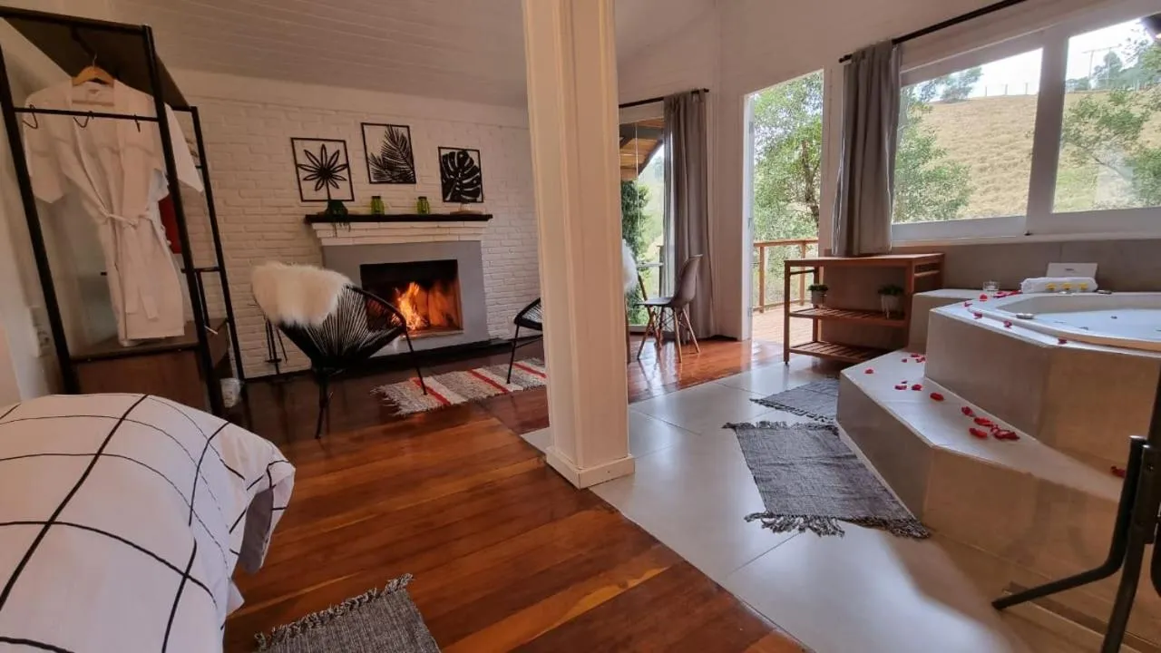 Bed in Pousada Solar D'Araucaria