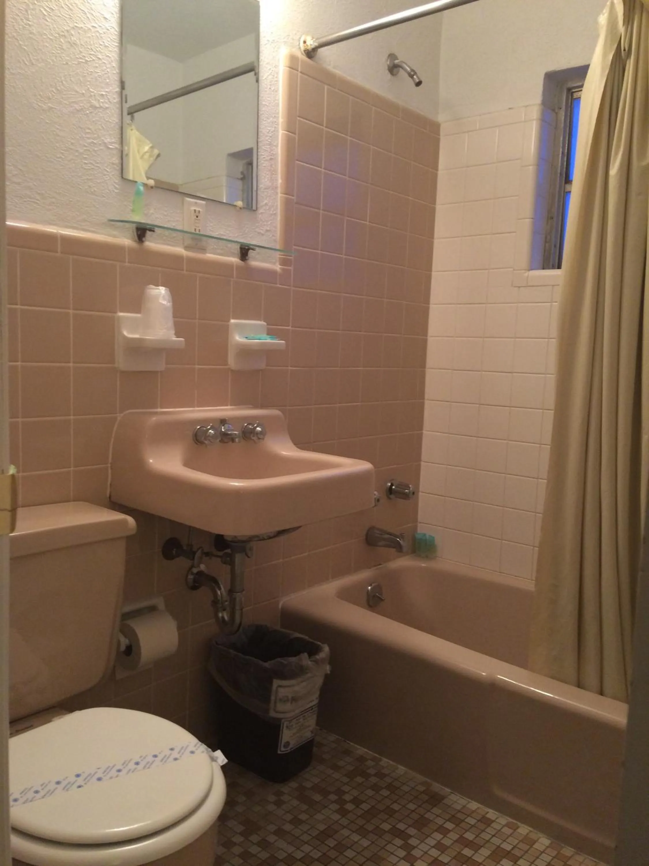 Bathroom in Royal Court Motel