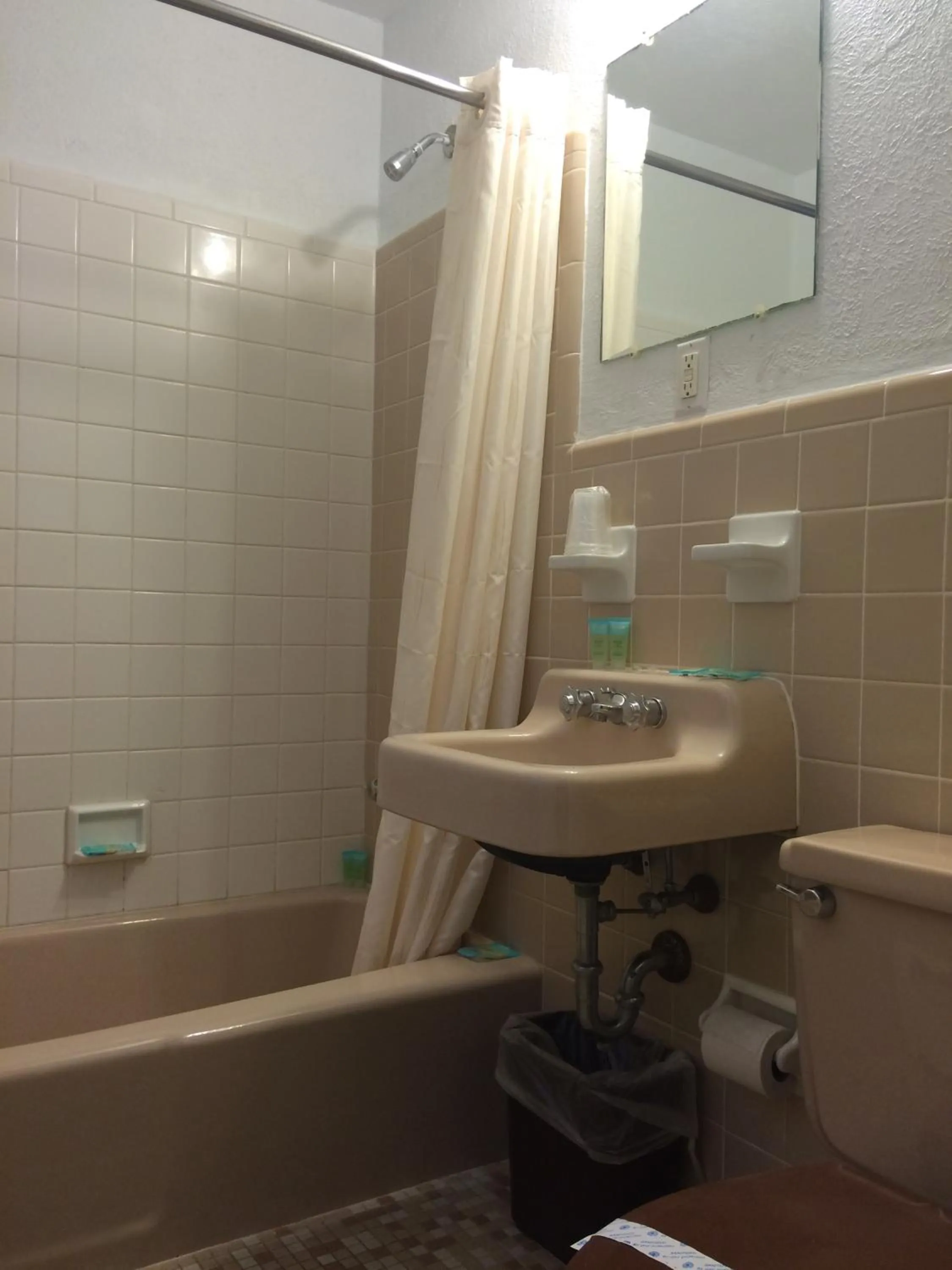 Bathroom in Royal Court Motel