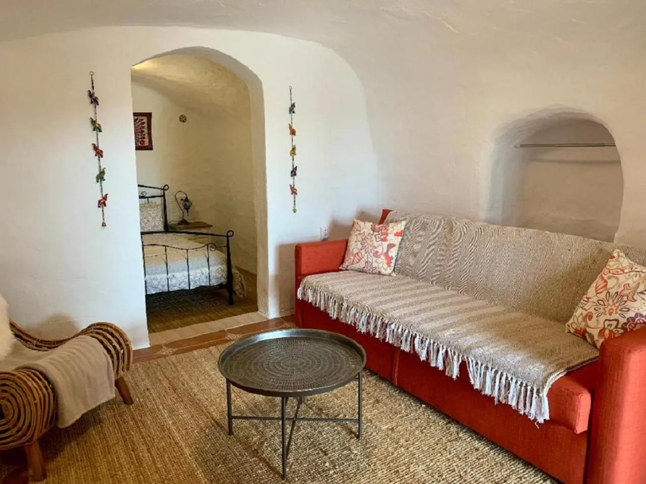 Seating area in Cueva Romana, Adults Only Cave House