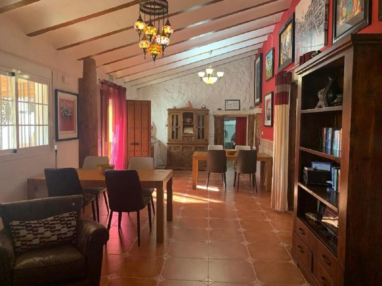 Dining area in Cueva Romana, Adults Only Cave House