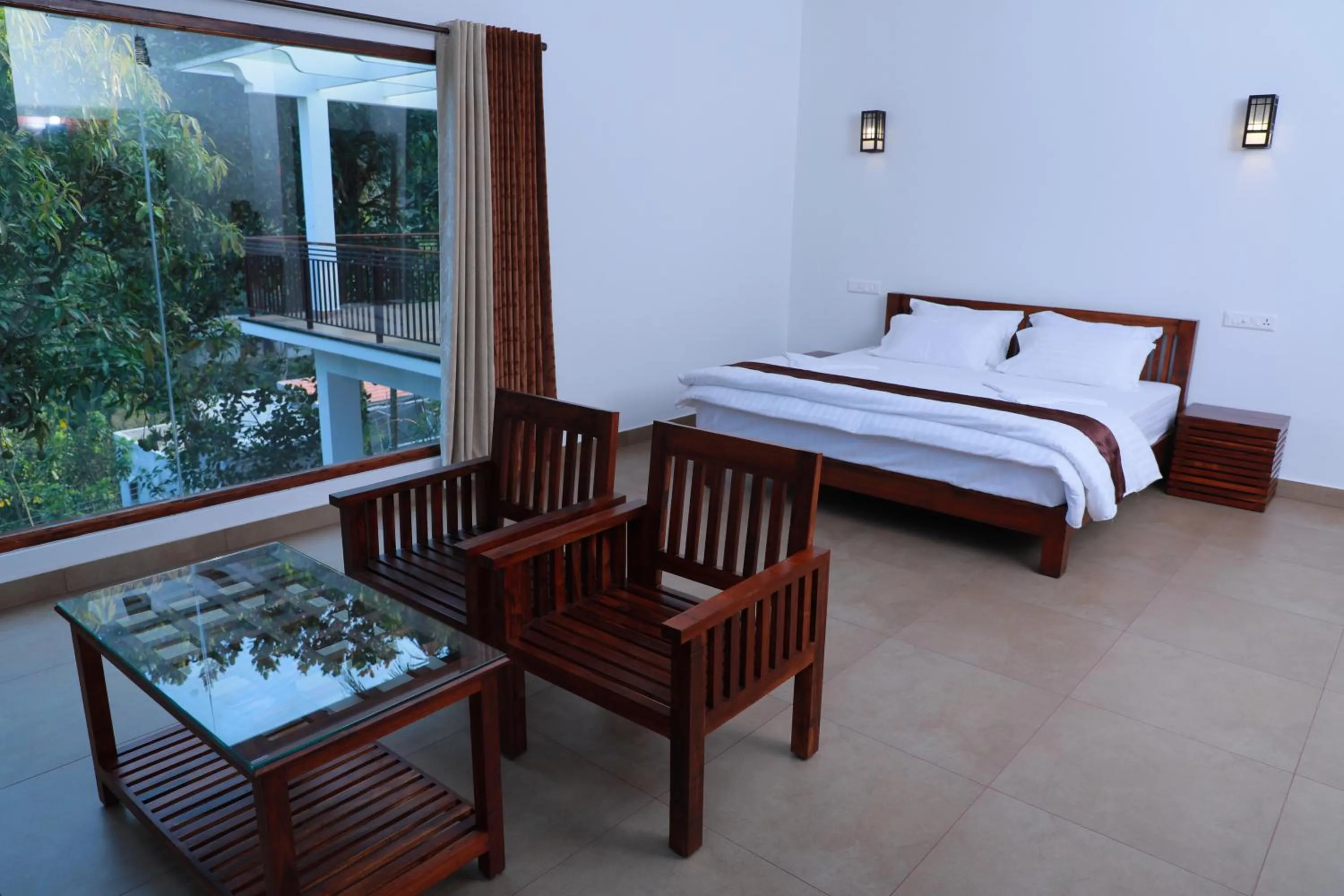 Photo of the whole room, Bed in Coffee and Pepper Plantation Homestay