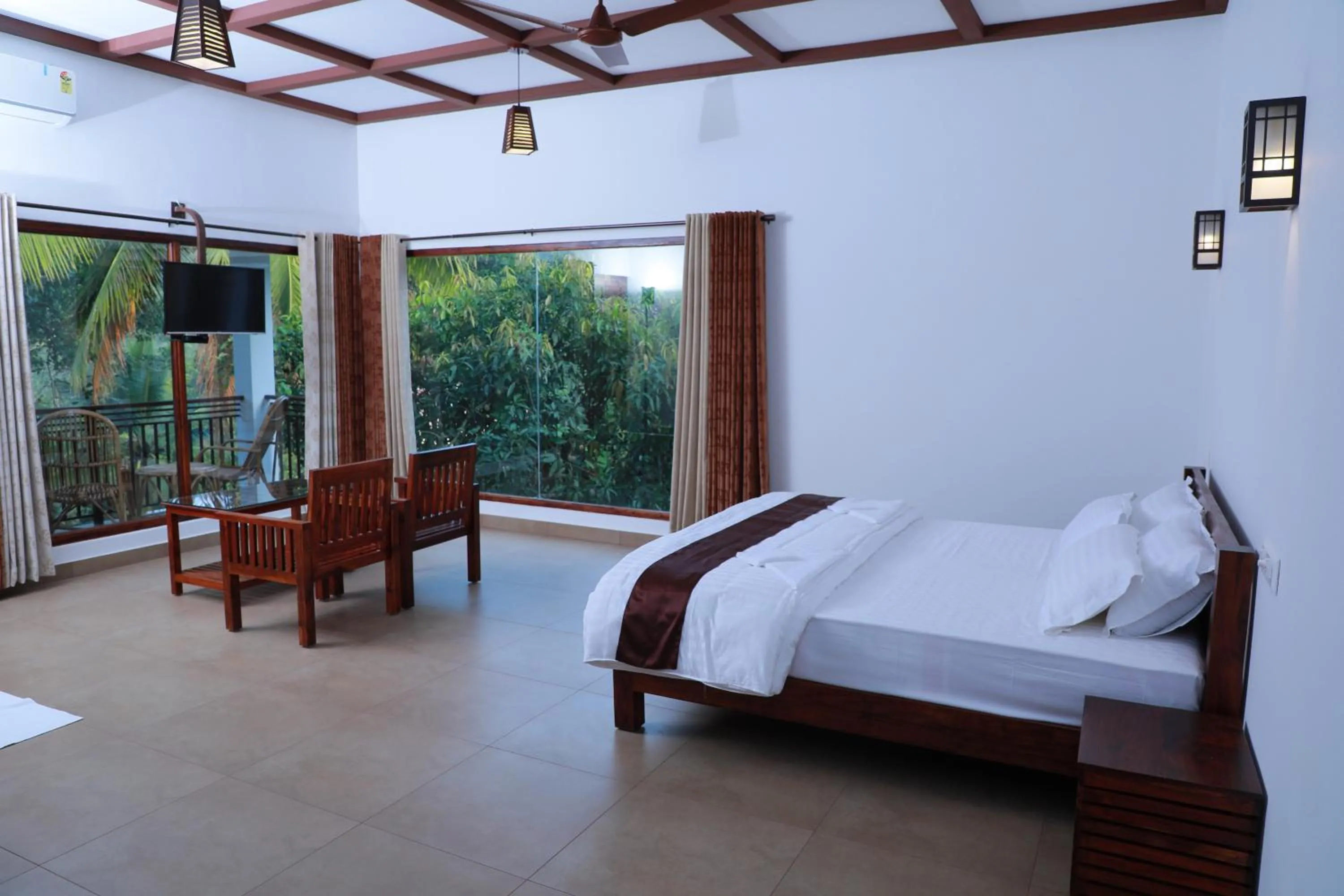 Bedroom, Bed in Coffee and Pepper Plantation Homestay