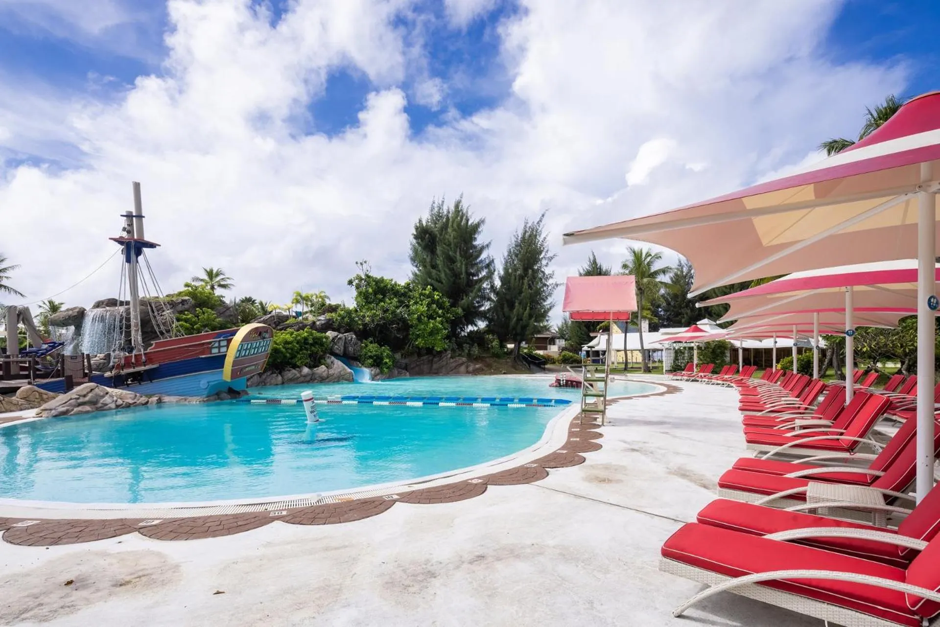 Swimming pool in Pacific Islands Club Saipan