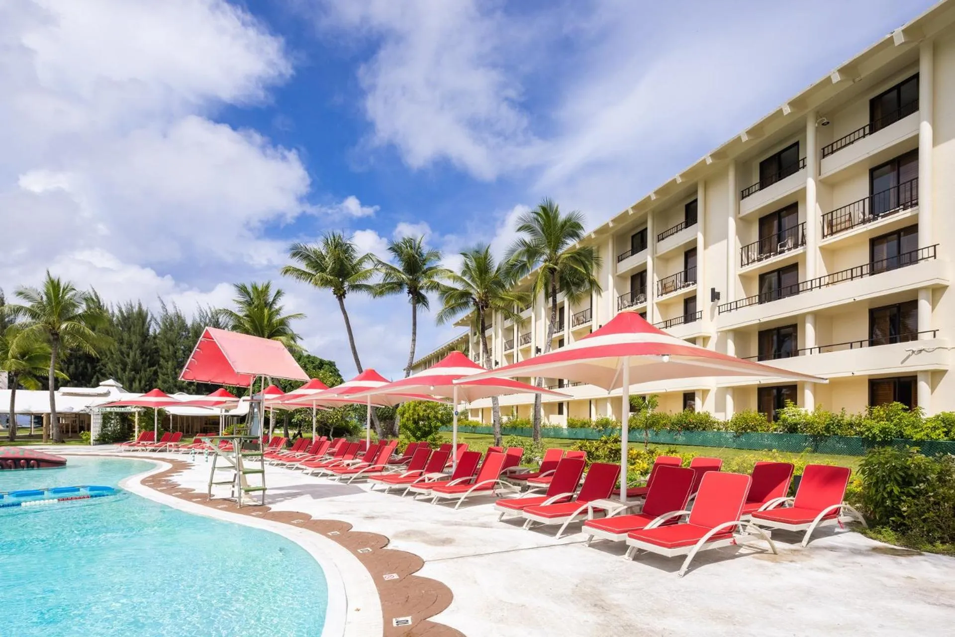 Swimming pool in Pacific Islands Club Saipan