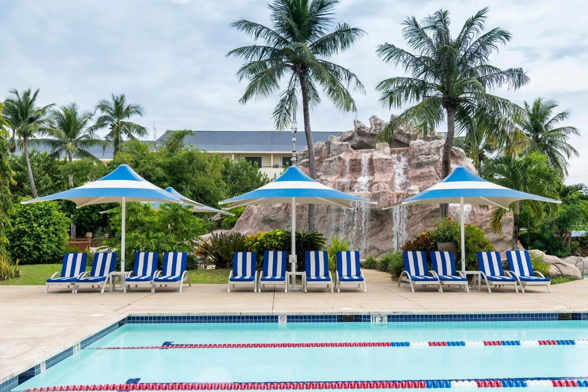 Swimming pool in Pacific Islands Club Saipan