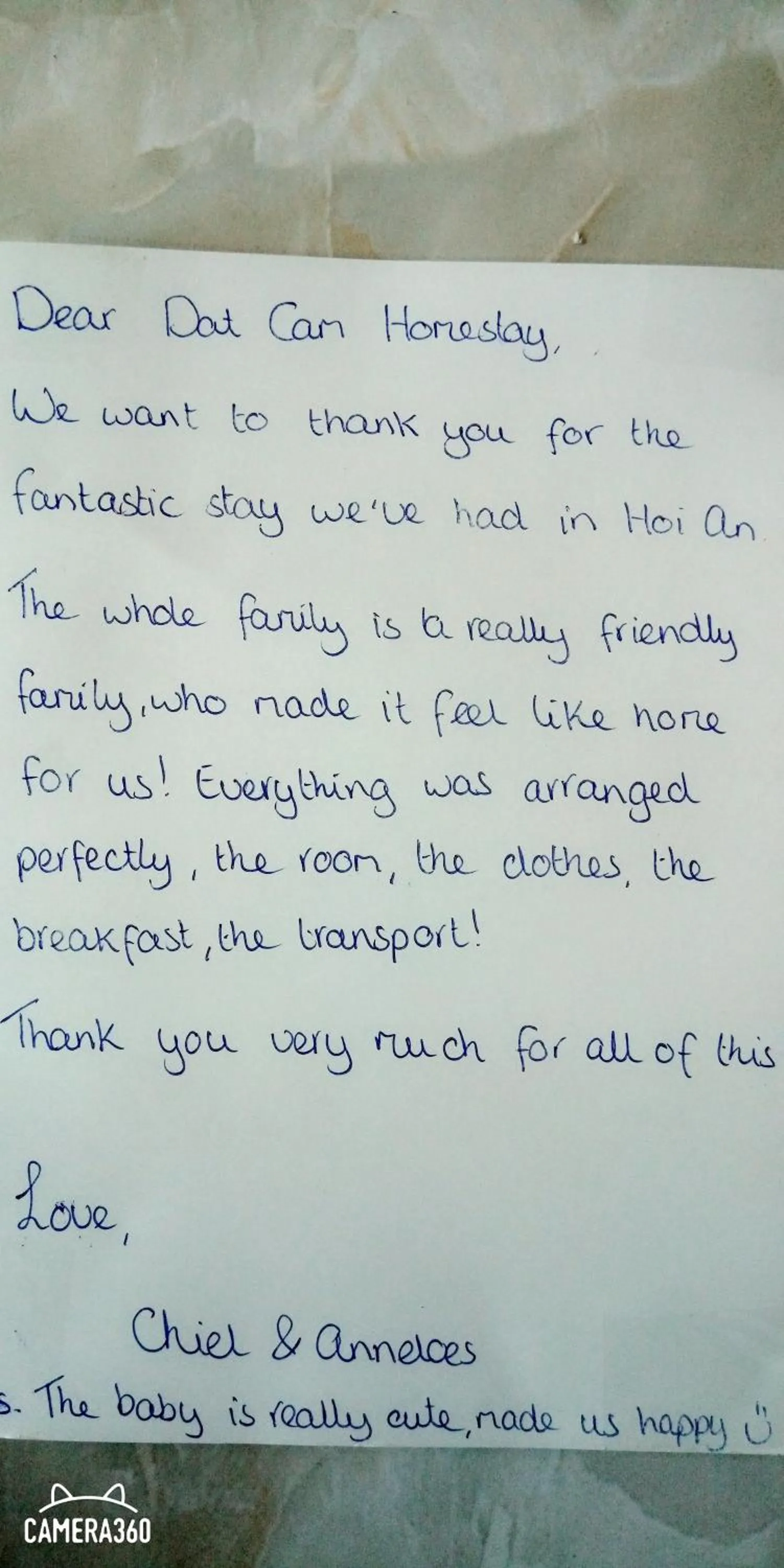 Guests in Hoi An Dat Cam Homestay