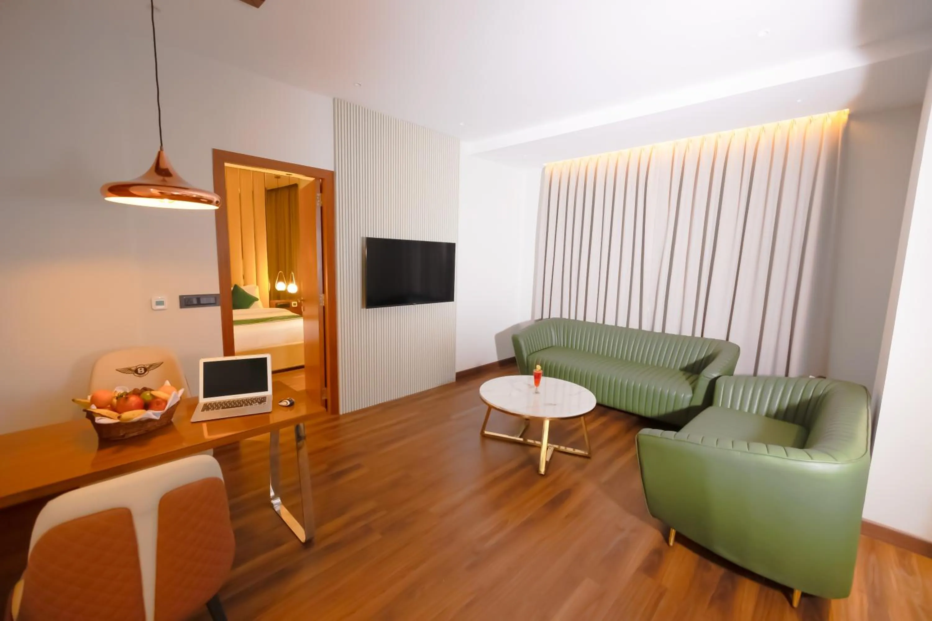 Seating area in Travancore Court