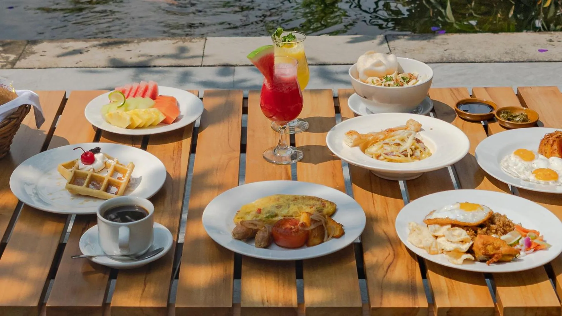 Breakfast in Novus Giri Resort & Spa