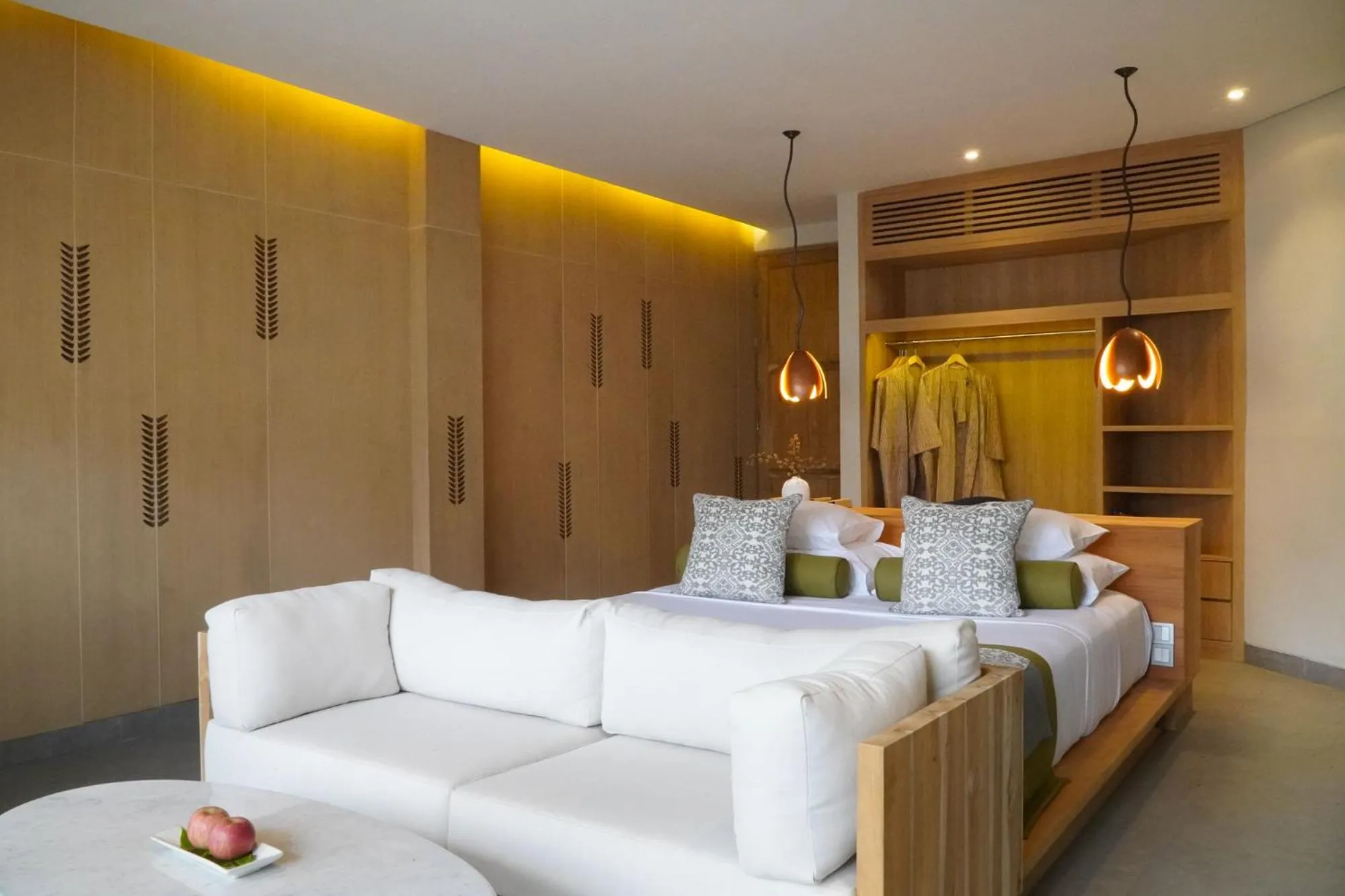 Living room, Bed in Novus Giri Resort & Spa