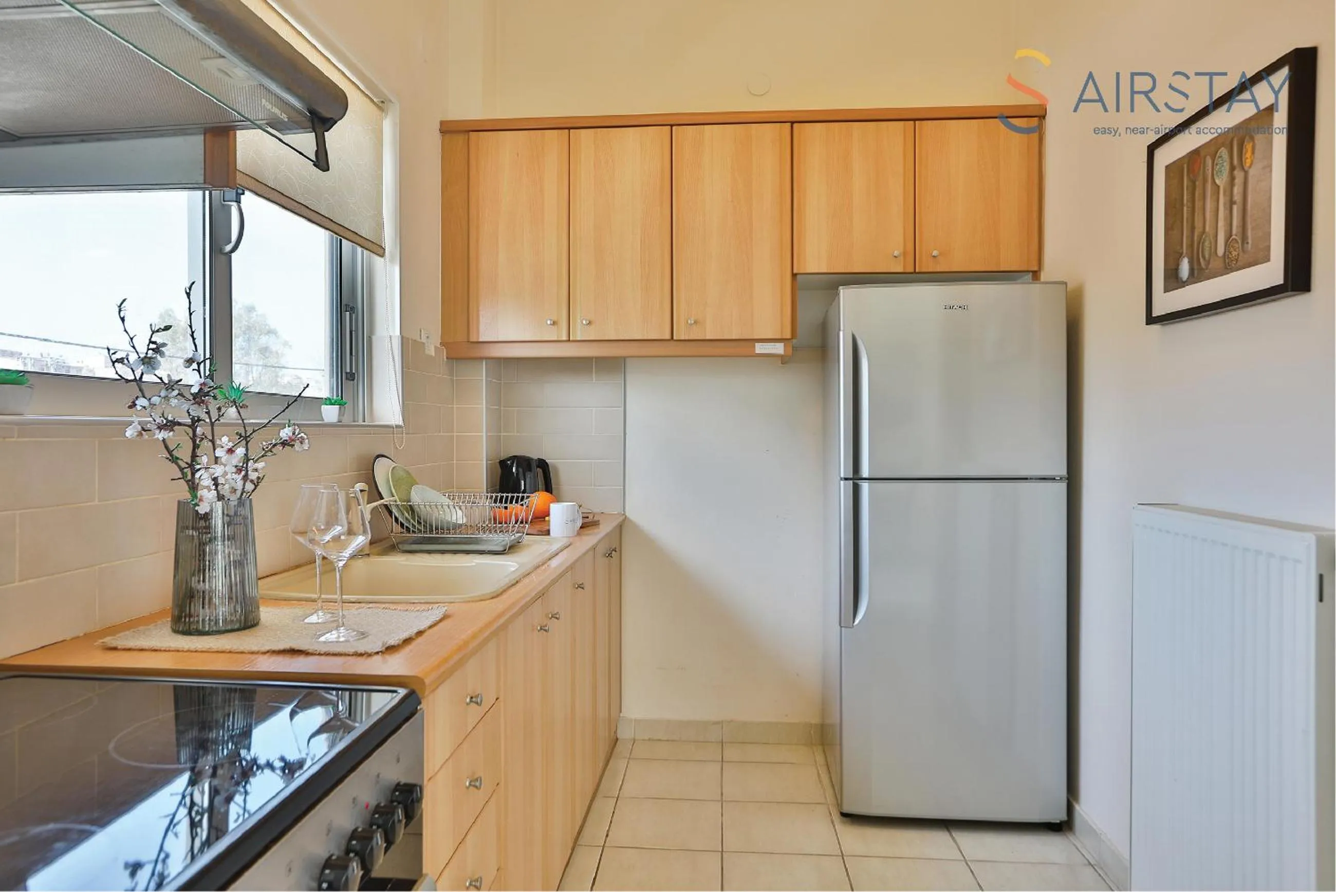 kitchen in Nautilus Apartments Airport by Airstay