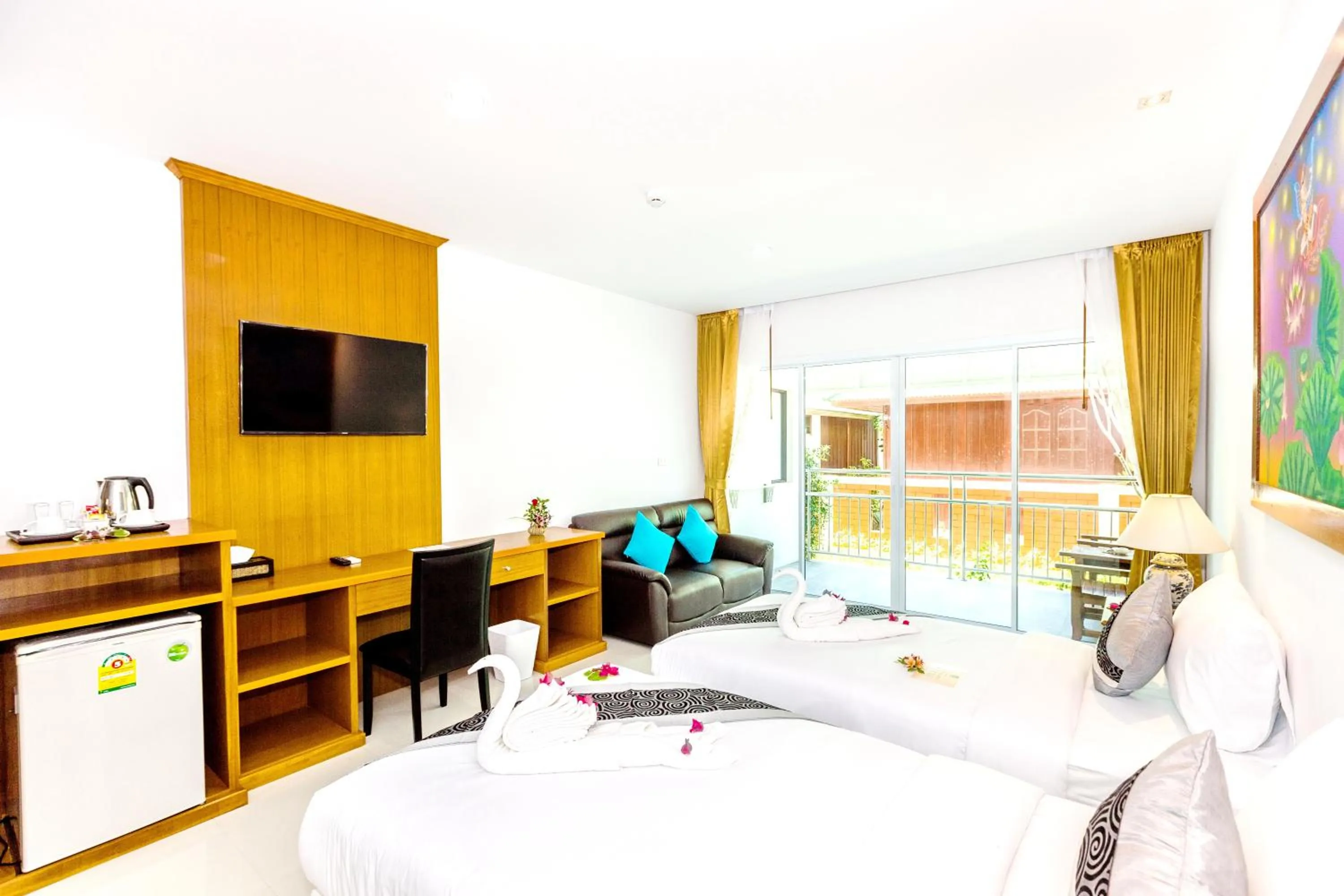 Bedroom, Bed in Lamai Coconut Beach Resort