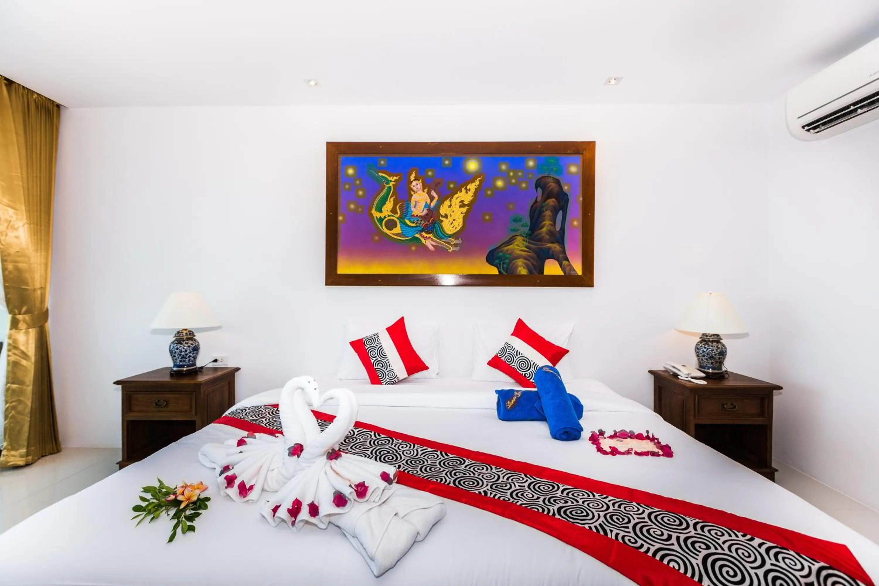 Bedroom, Bed in Lamai Coconut Beach Resort