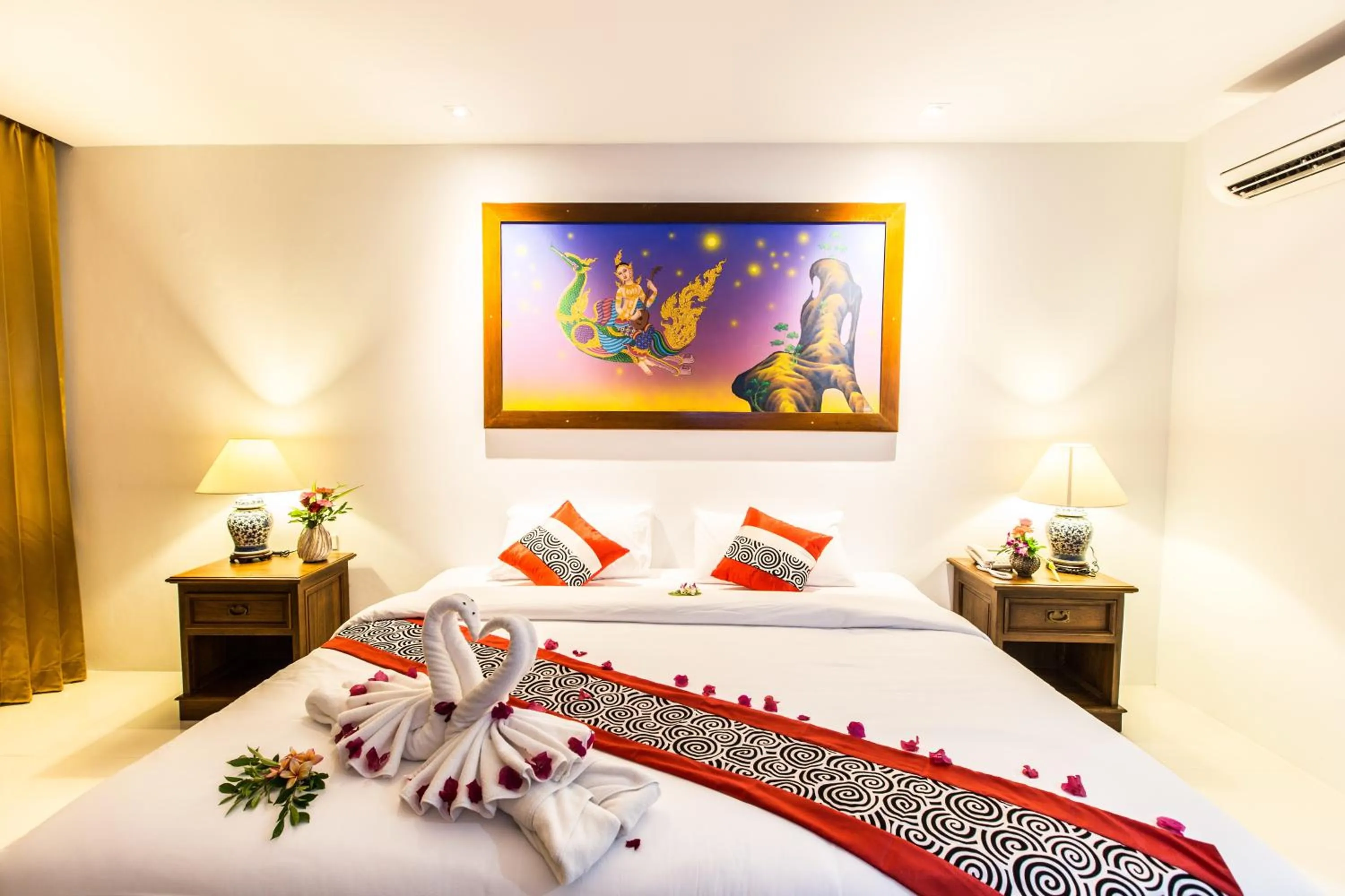 Night, Bed in Lamai Coconut Beach Resort