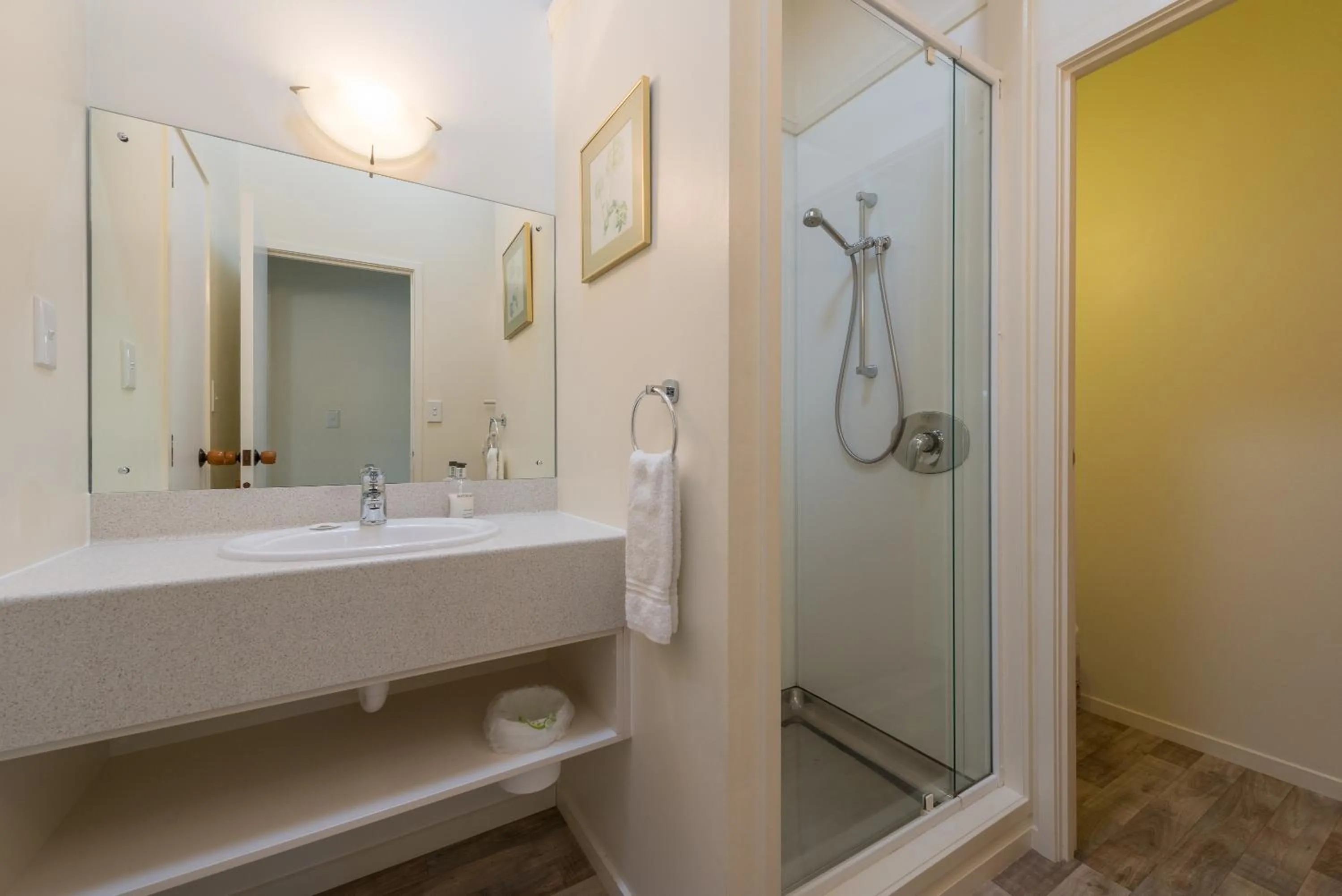 Bathroom in By the Bay Beachfront Apartments