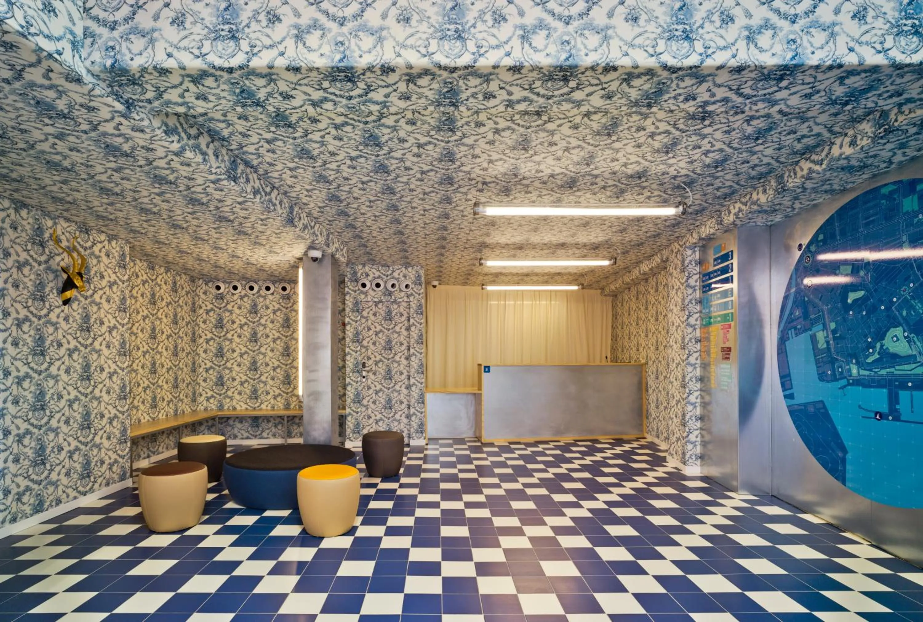 Lobby or reception in Loop INN Hostel Cartagena