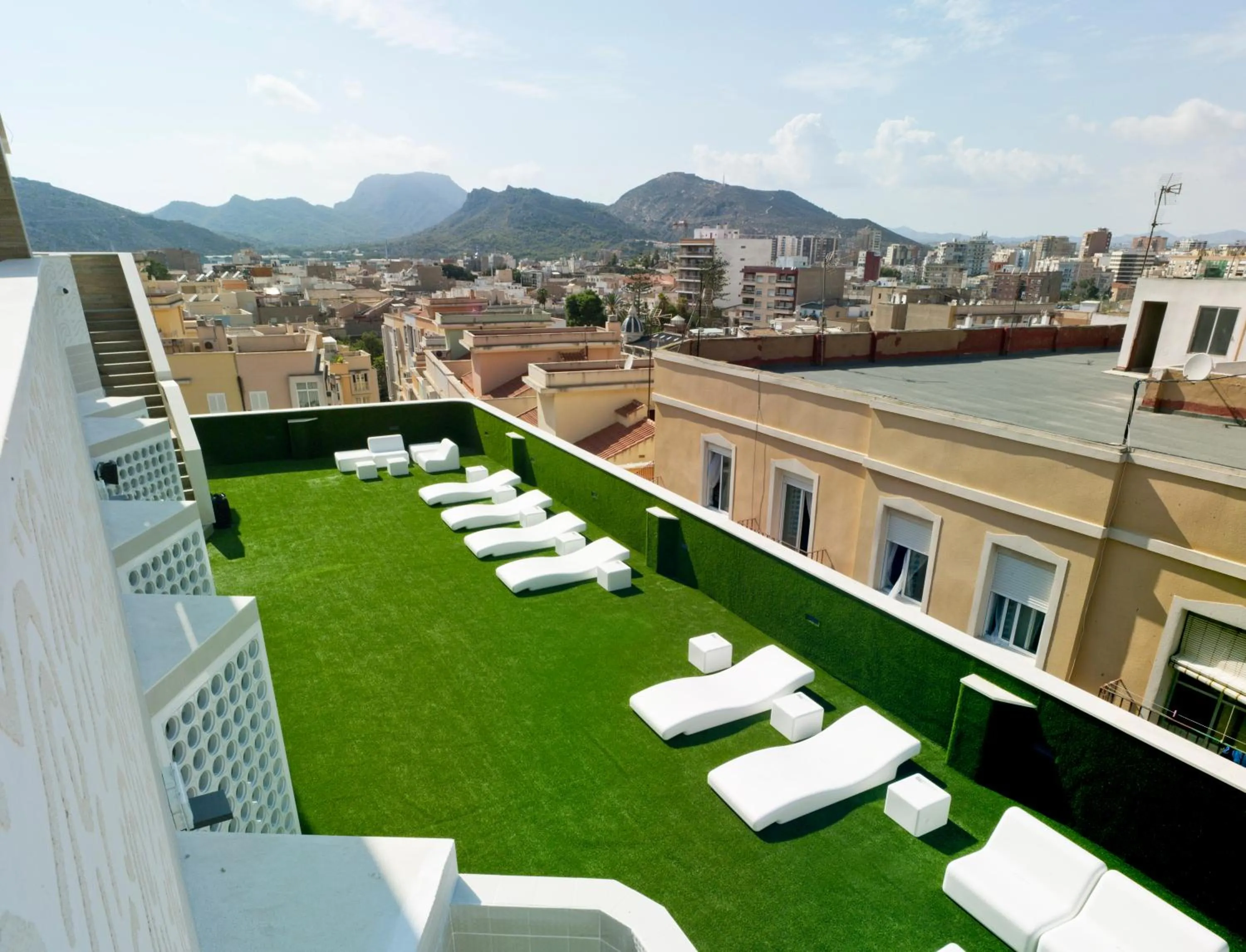Solarium in Loop INN Hostel Cartagena