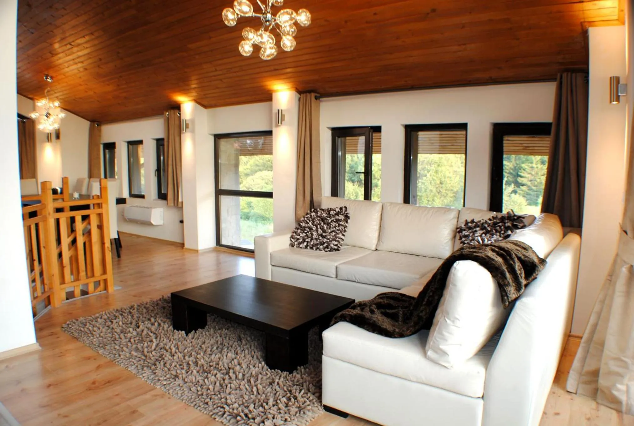 Seating area in Chamkoria Chalets