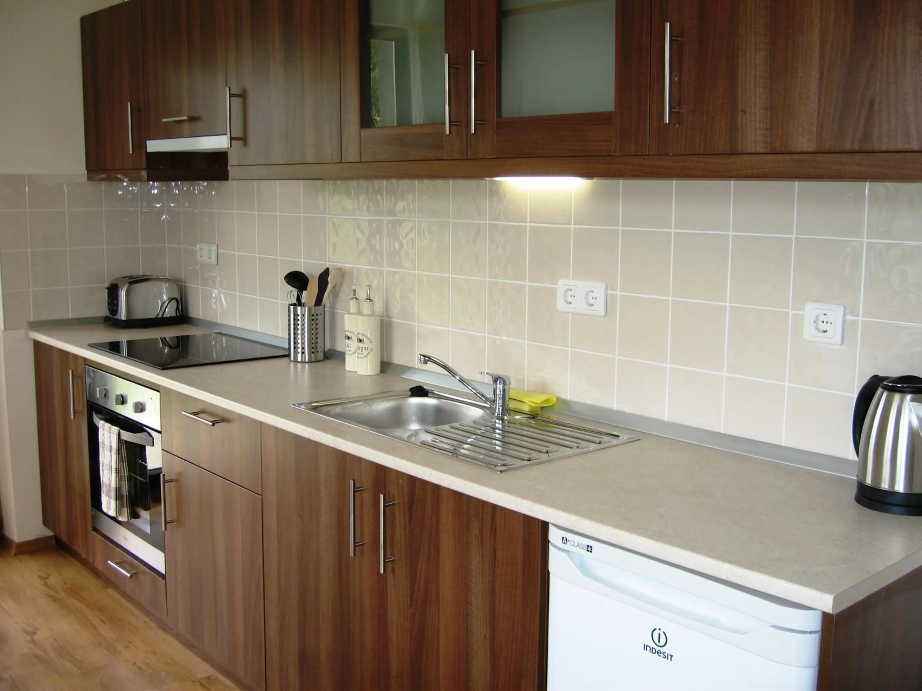 Kitchen or kitchenette in Chamkoria Chalets