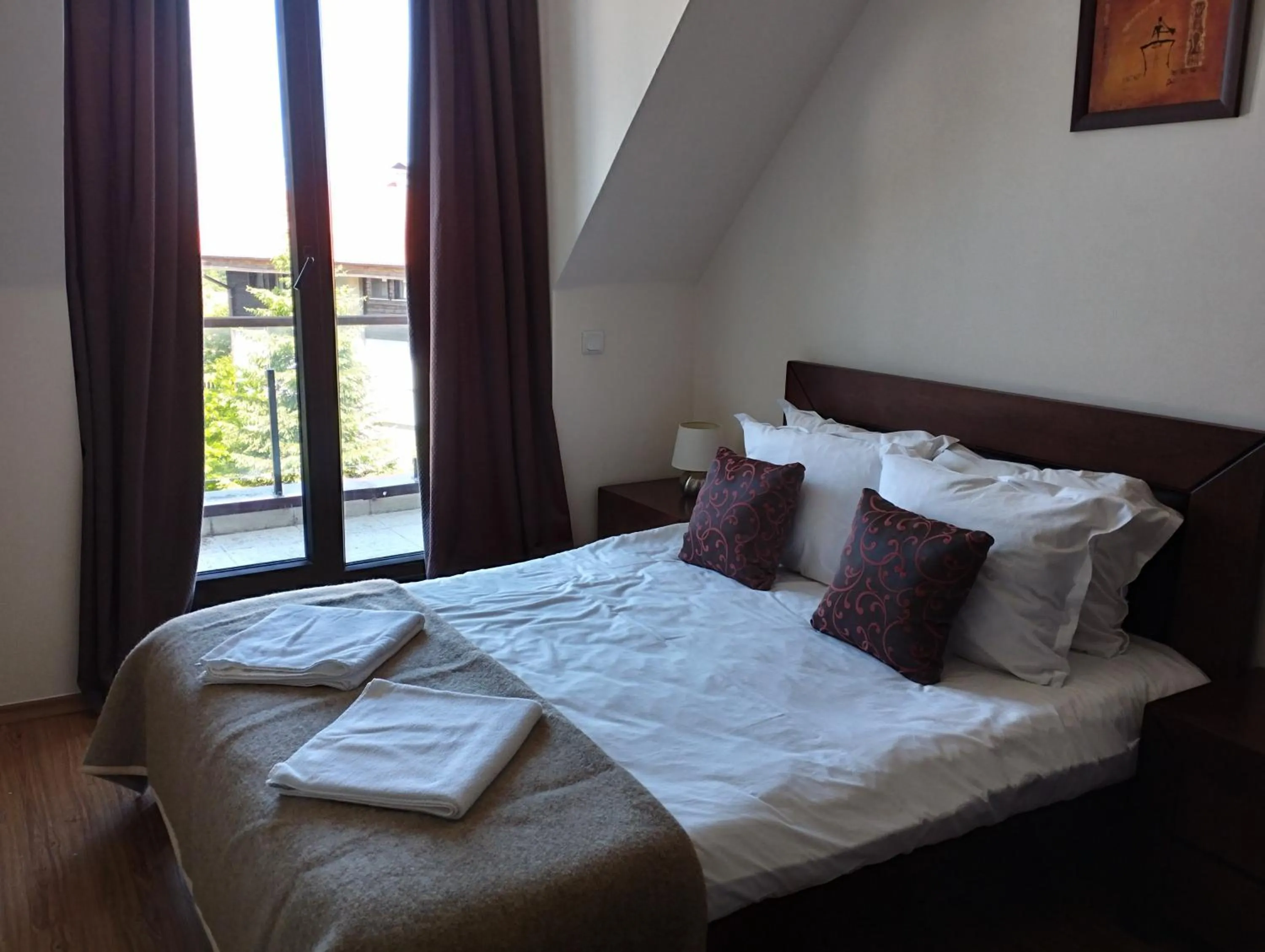 Bed in Chamkoria Chalets