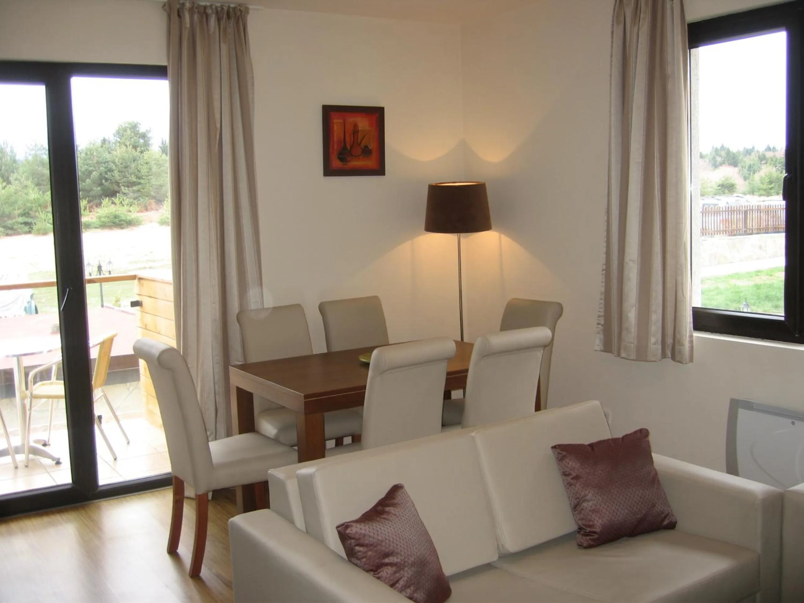 Seating area in Chamkoria Chalets