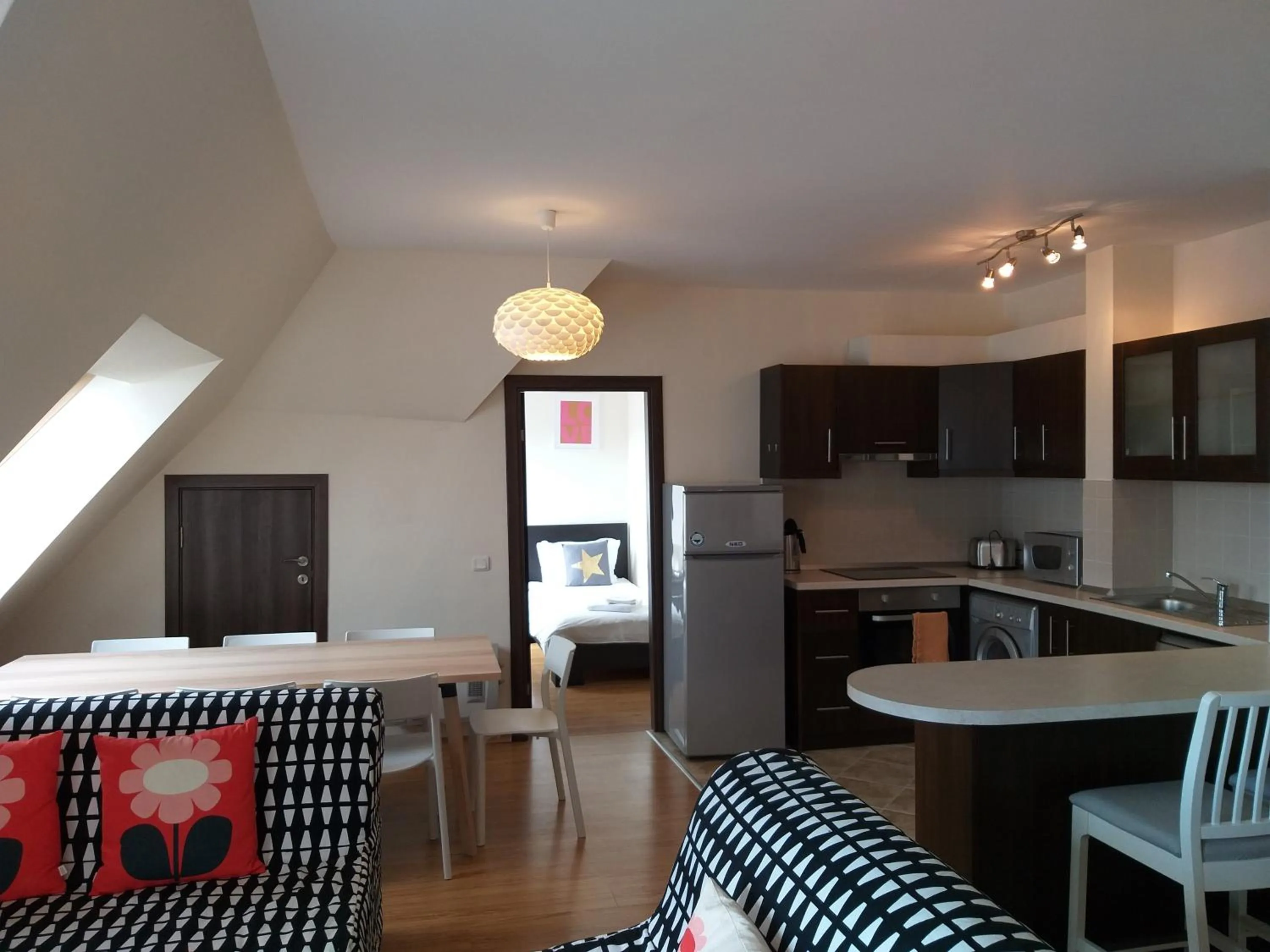 Kitchen or kitchenette in Chamkoria Chalets