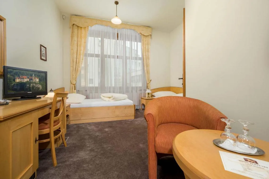 Economy Twin Room - single occupancy in Hotel Zlaty Lev