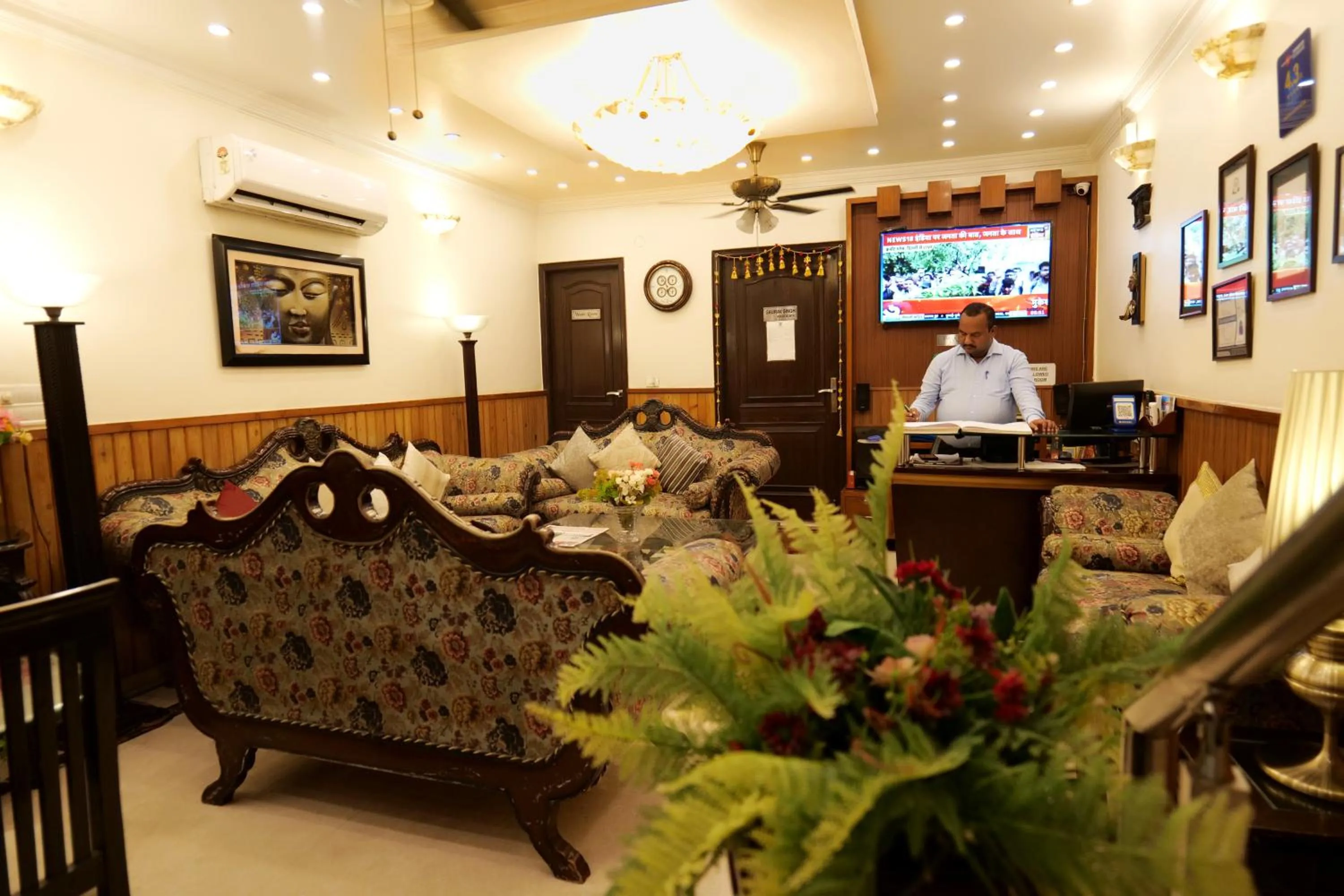 Seating area in Wood Castle