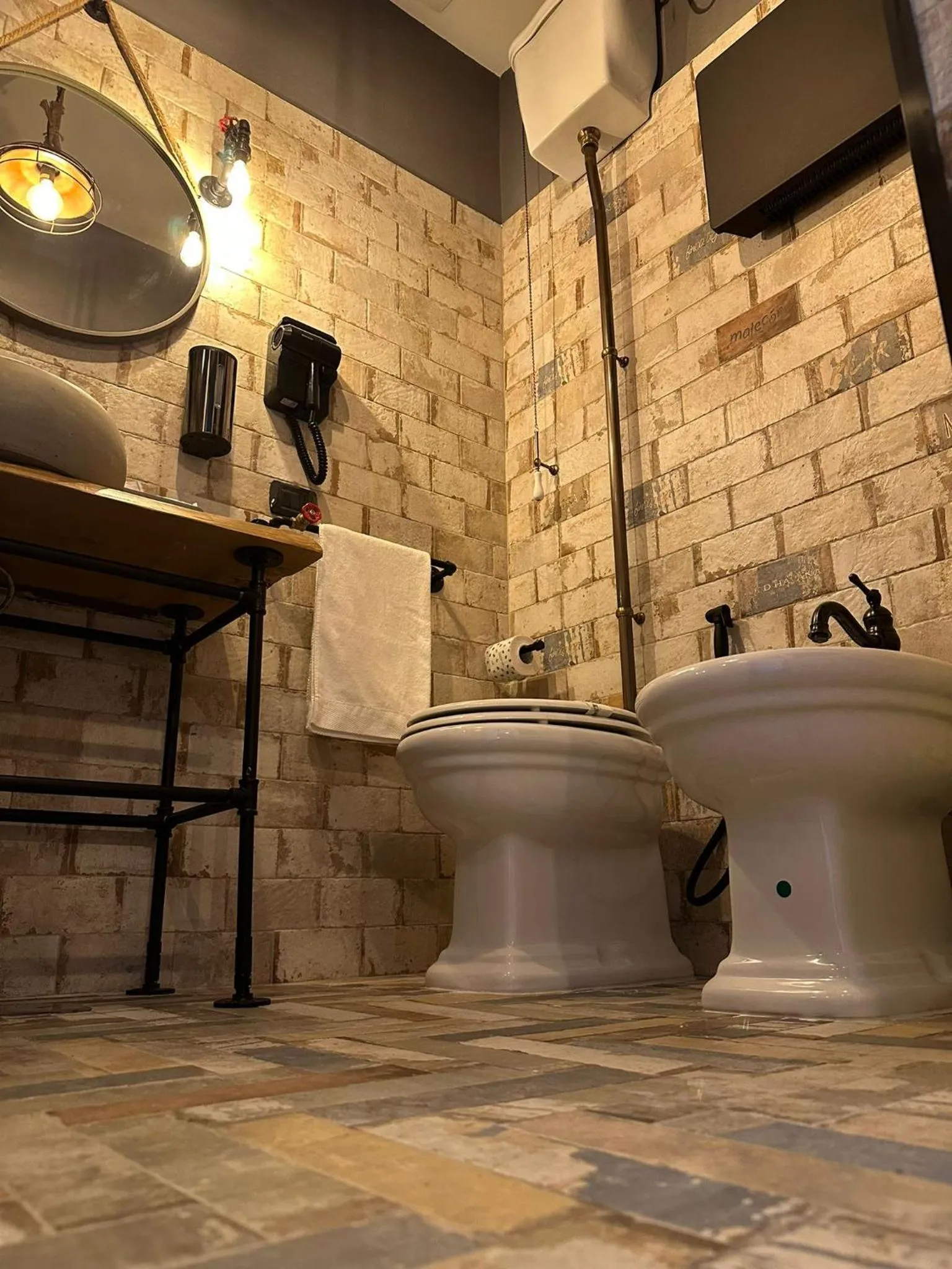 Toilet in B&B Pantarei Napoli