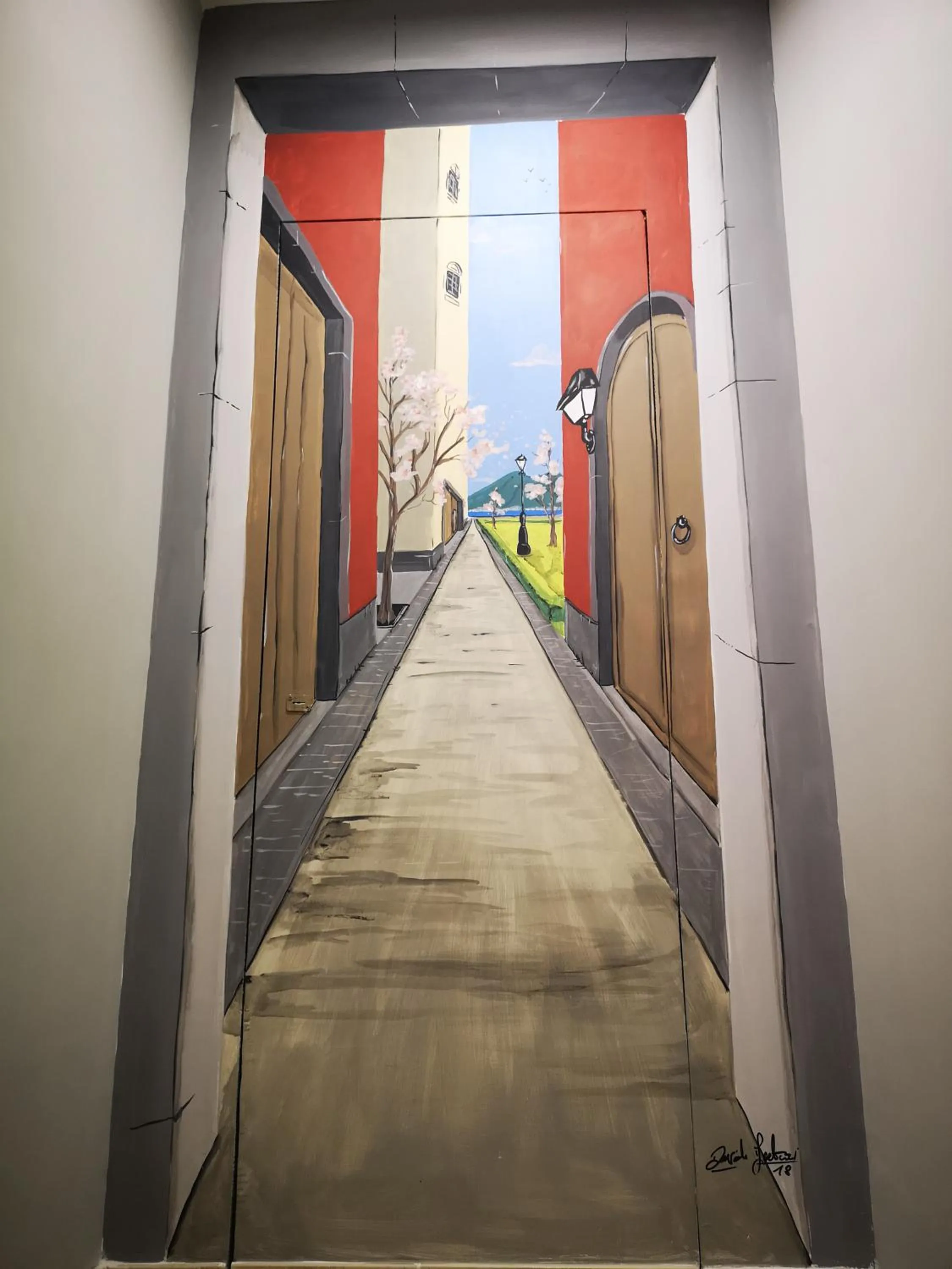 Decorative detail in B&B Pantarei Napoli