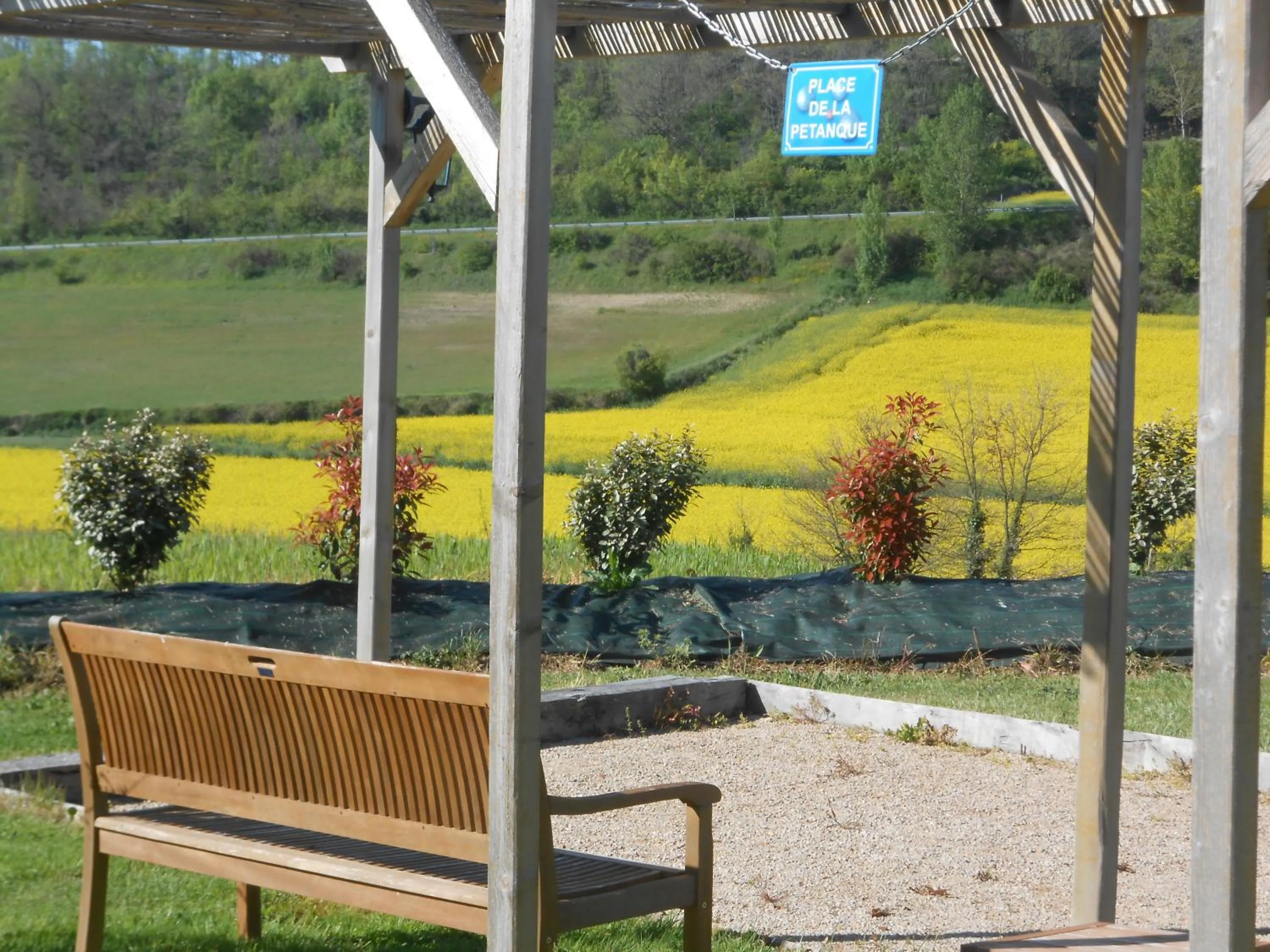 Garden in Domaine Les Miquels