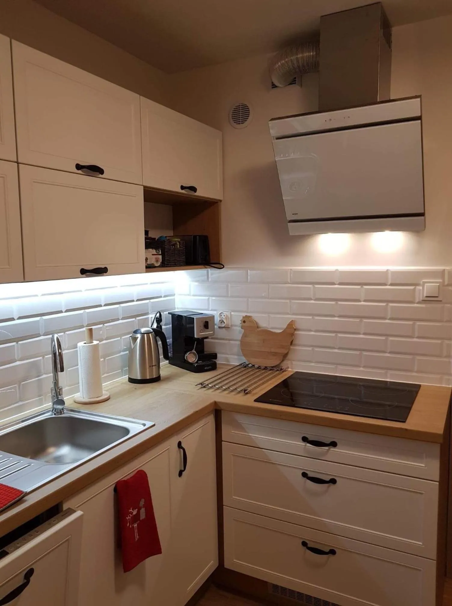 Kitchen or kitchenette in Apartament Malwina