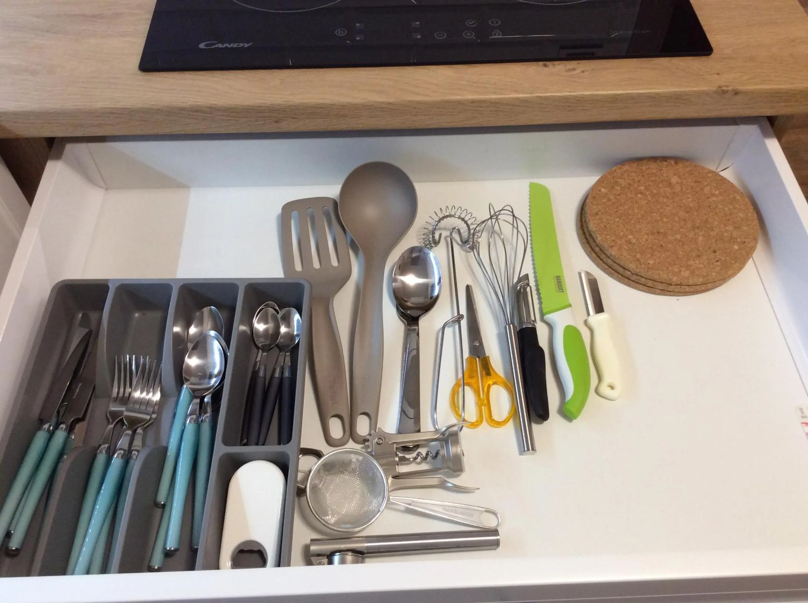 Kitchen or kitchenette in Apartament Malwina