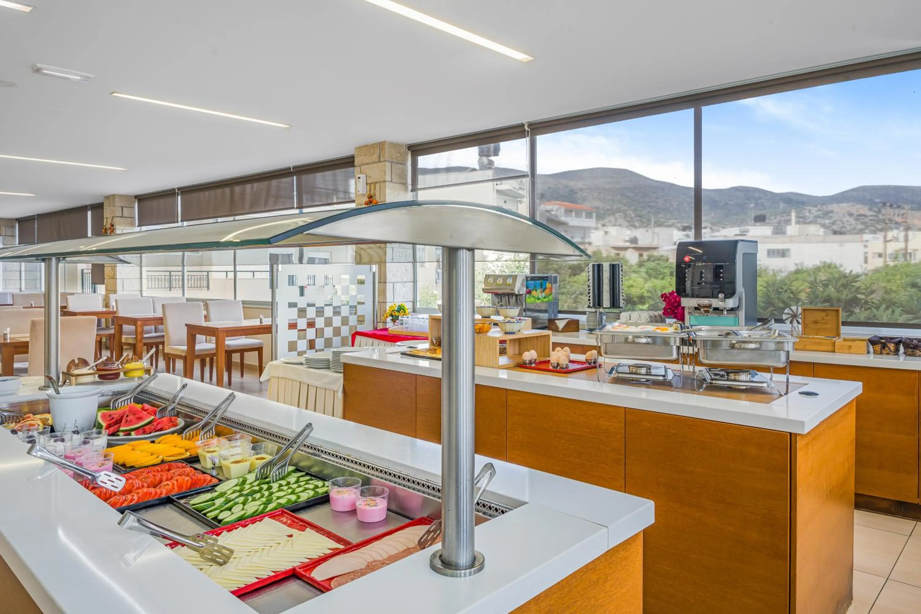 Buffet breakfast in Creta Verano Hotel