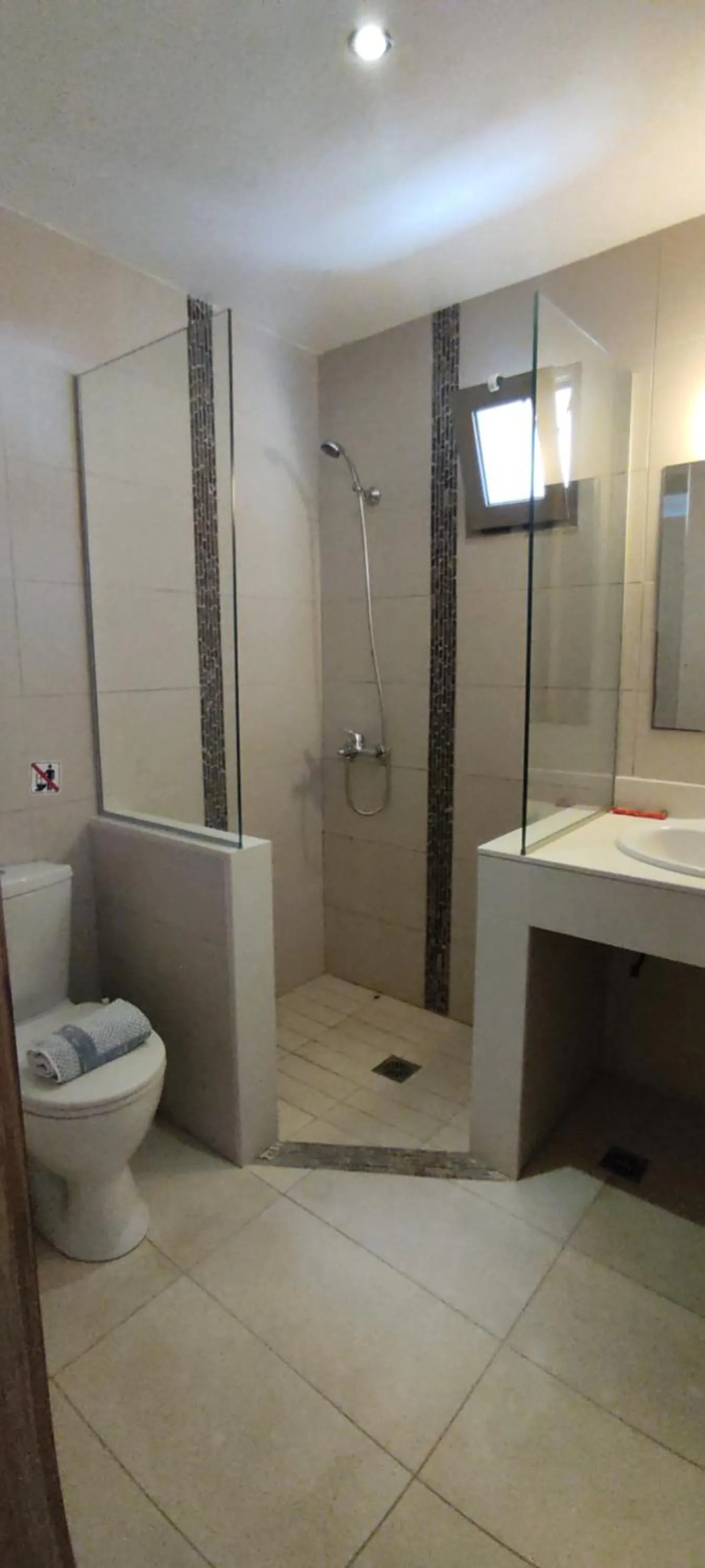 Shower in Creta Verano Hotel