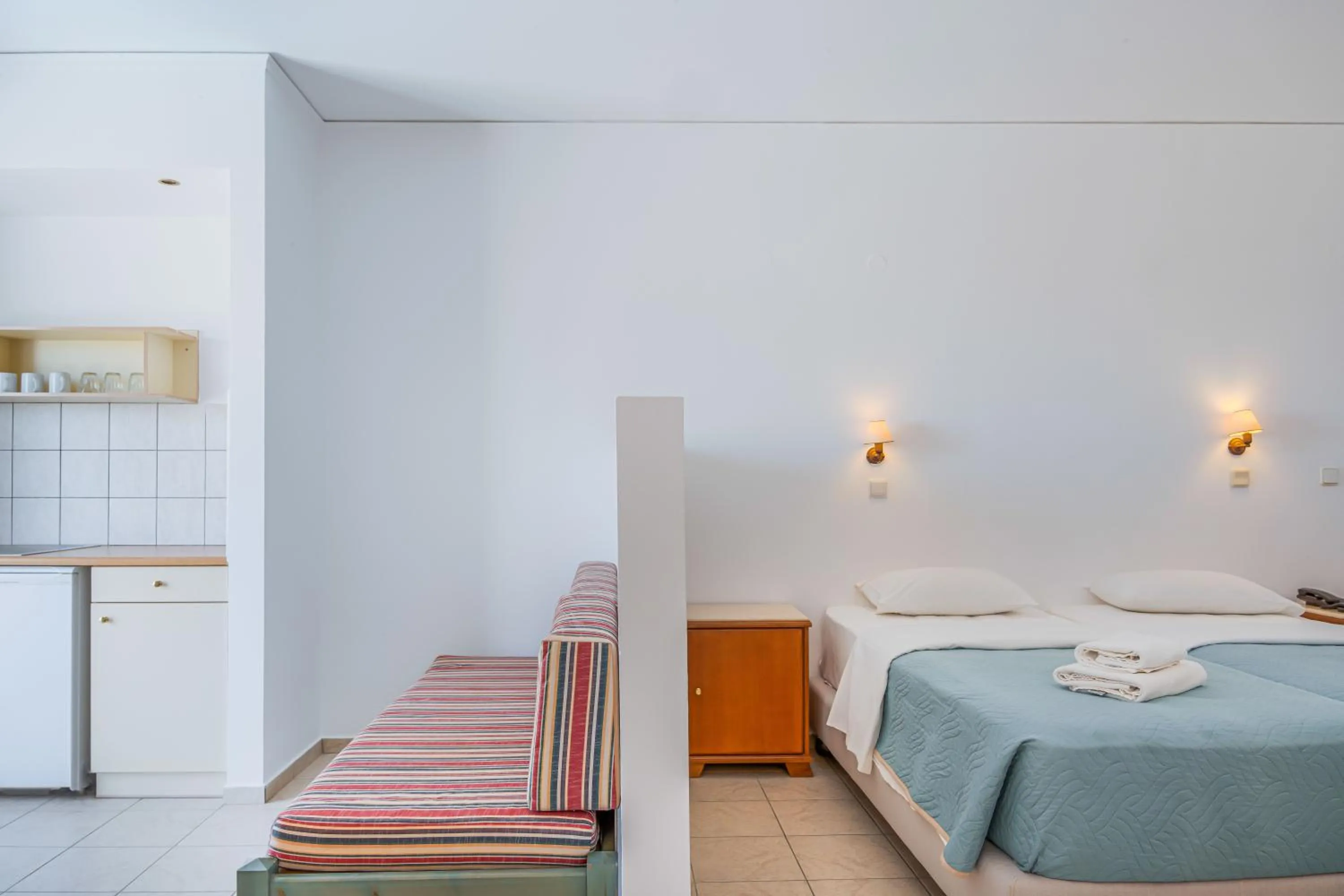 Bed in Creta Verano Hotel