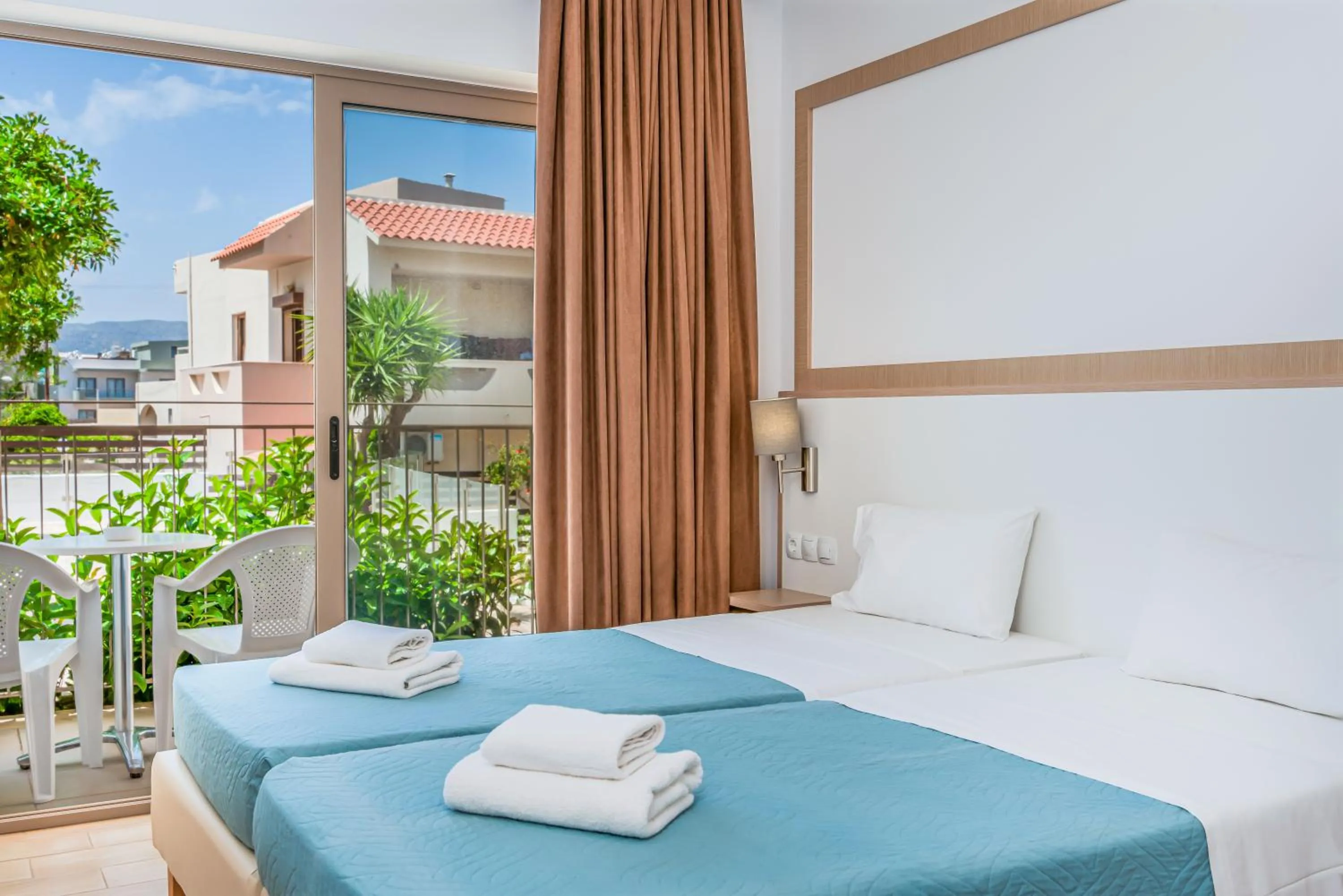 Bed in Creta Verano Hotel