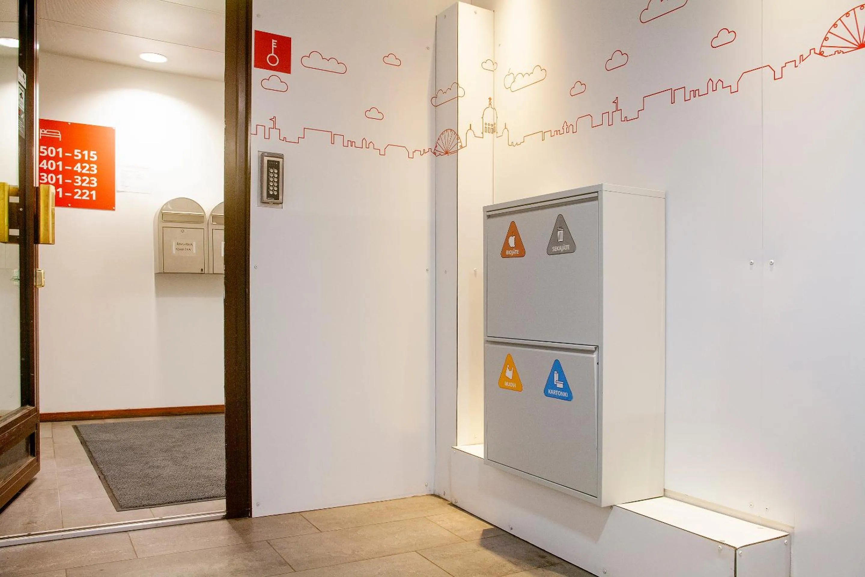 Lobby or reception in Omena Hotel Helsinki City Centre