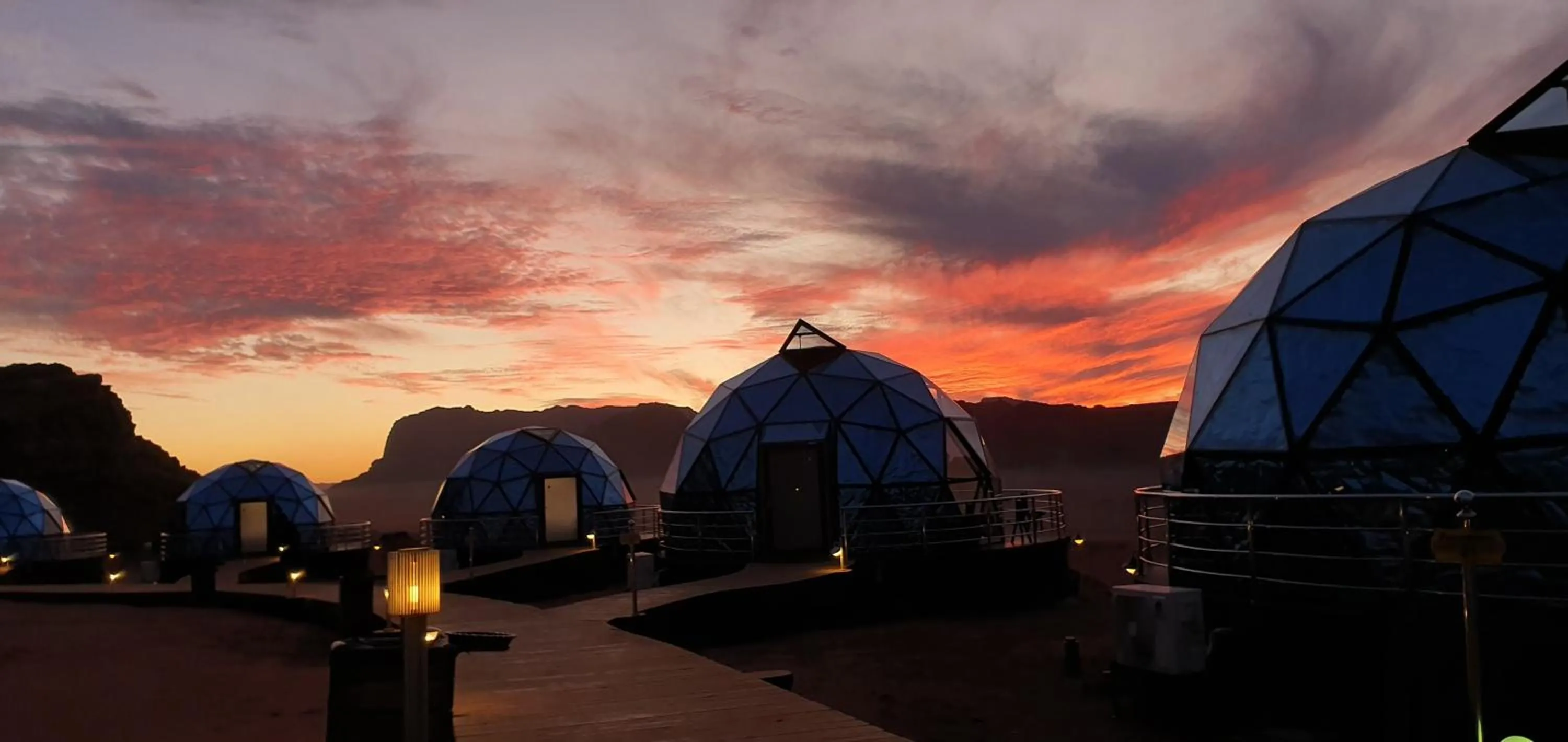 Sunset in Memories Aicha Luxury Camp