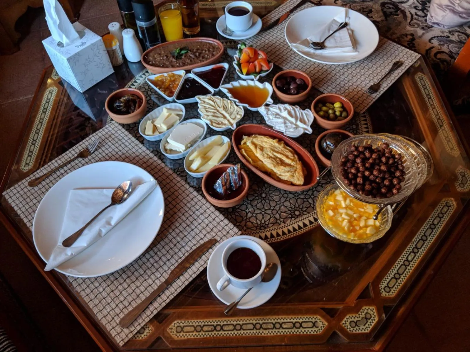 Breakfast in Memories Aicha Luxury Camp