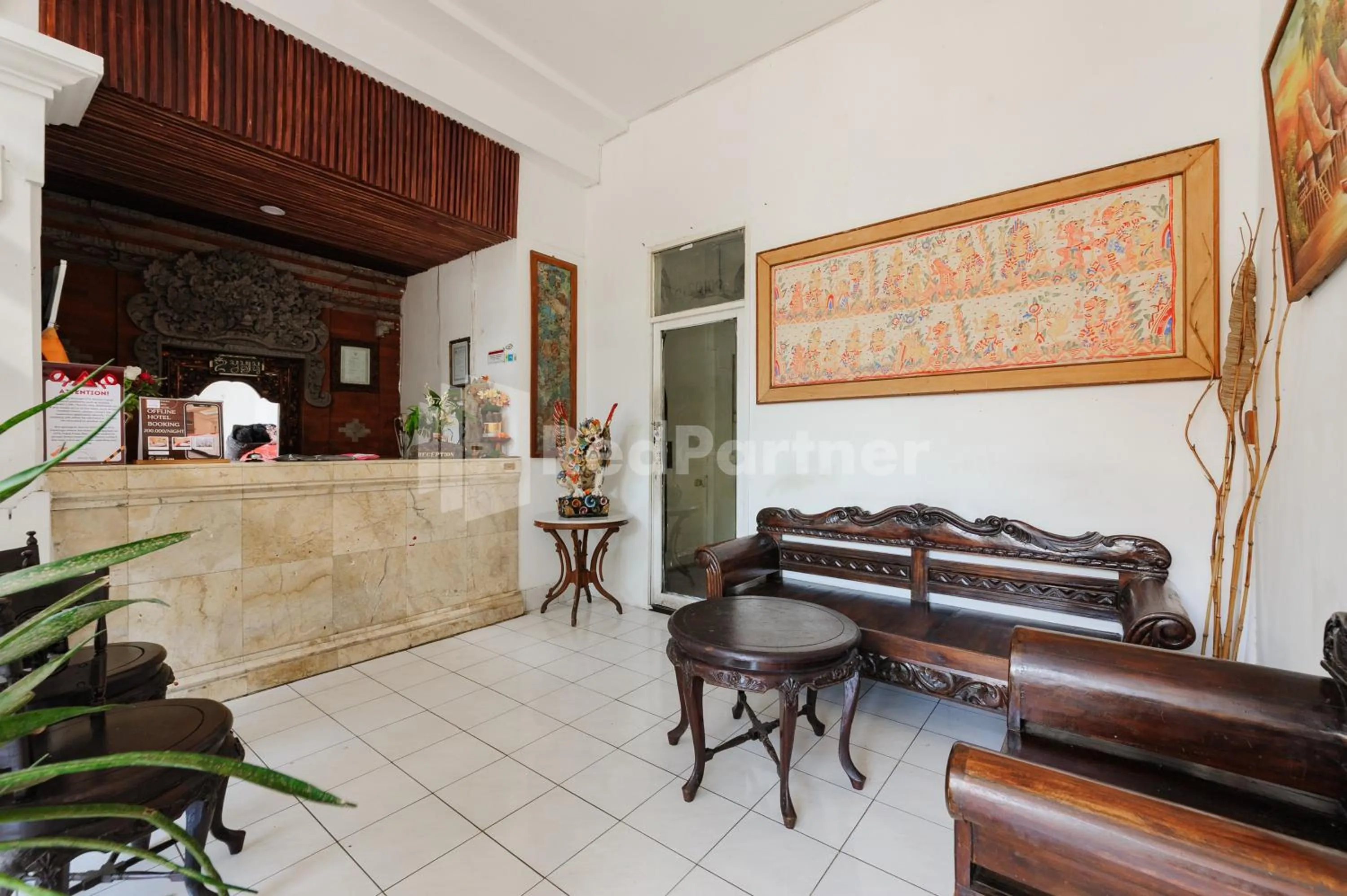 Lobby or reception in Pulau Bali Hotel Denpasar RedPartner