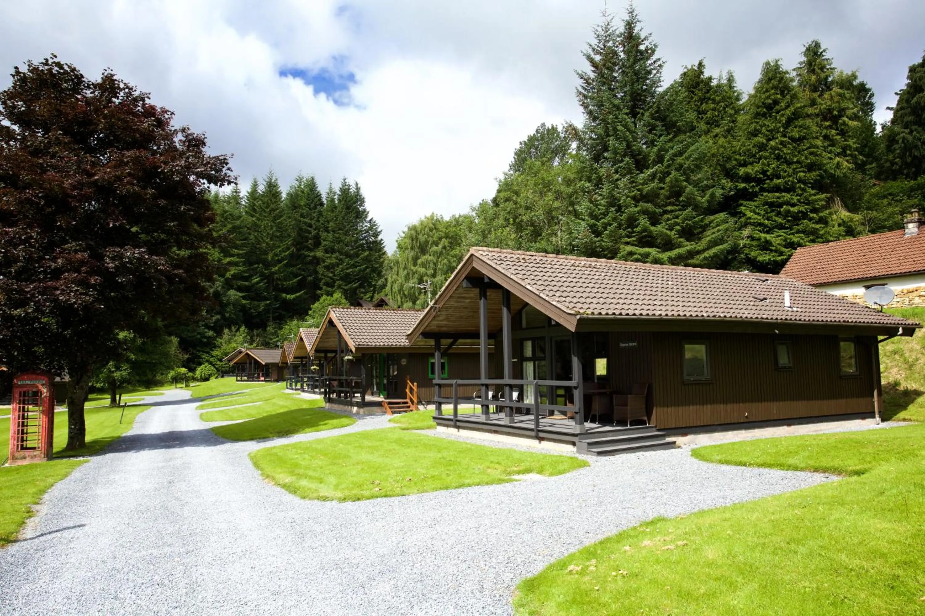 Property building in LOCH TAY HIGHLAND LODGES and GLAMPING PARK