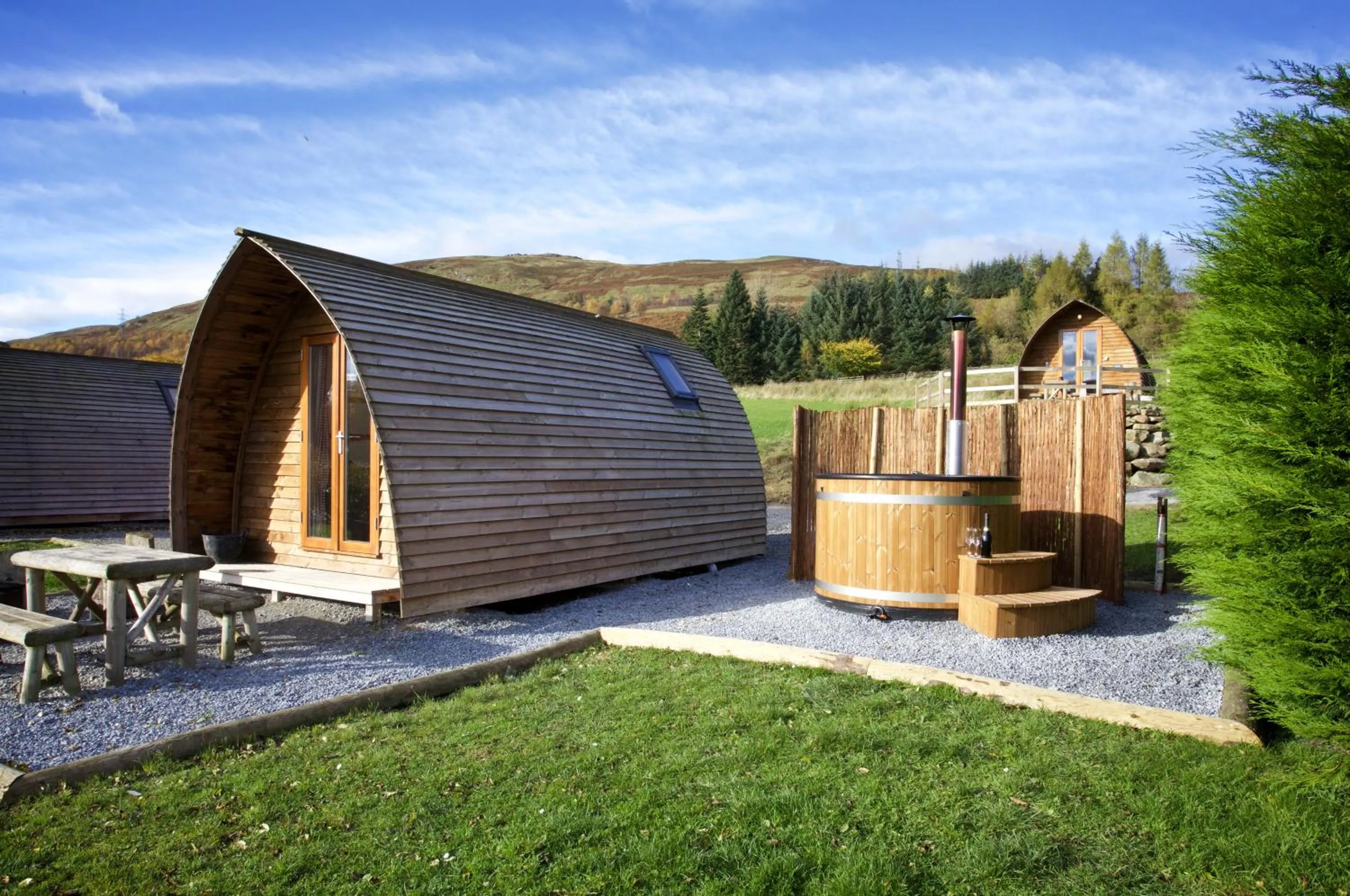 Property building in LOCH TAY HIGHLAND LODGES and GLAMPING PARK