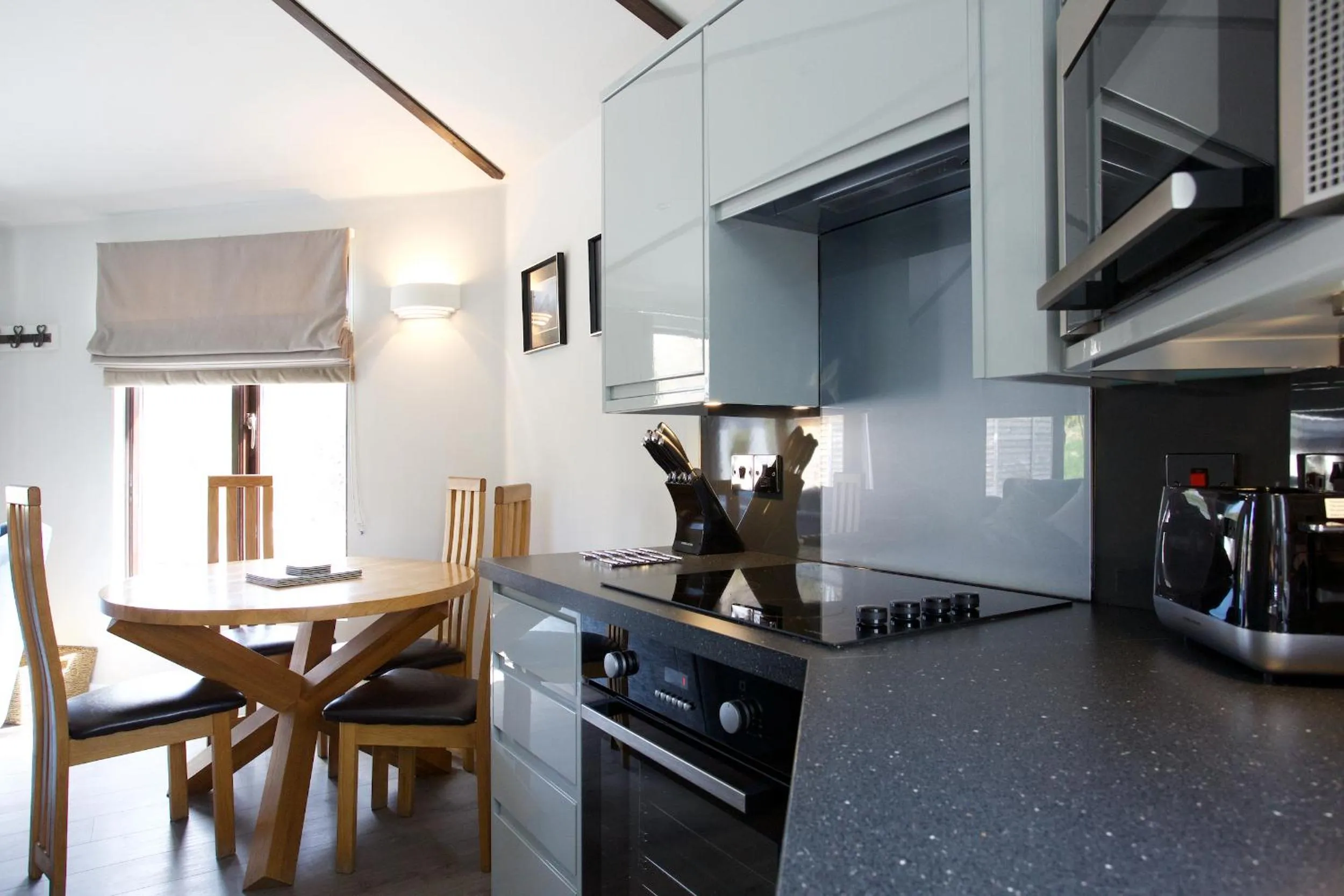 Kitchen or kitchenette in LOCH TAY HIGHLAND LODGES and GLAMPING PARK