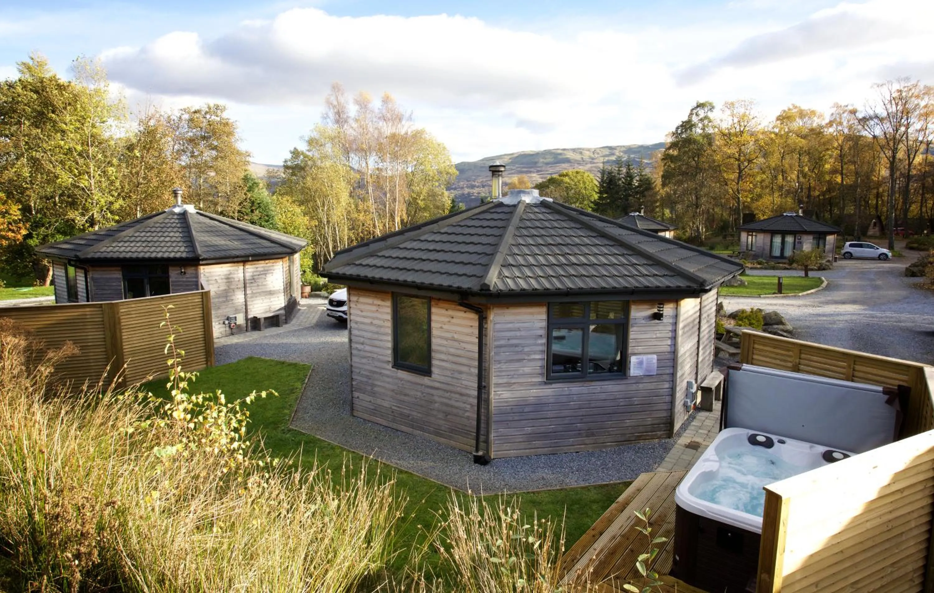 Property building in LOCH TAY HIGHLAND LODGES and GLAMPING PARK