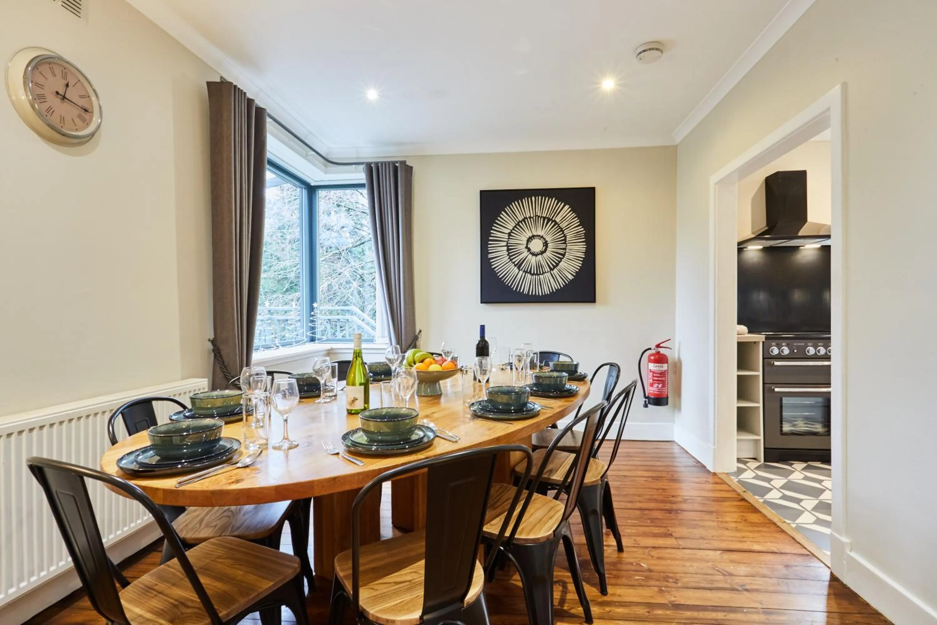 Dining area in LOCH TAY HIGHLAND LODGES and GLAMPING PARK
