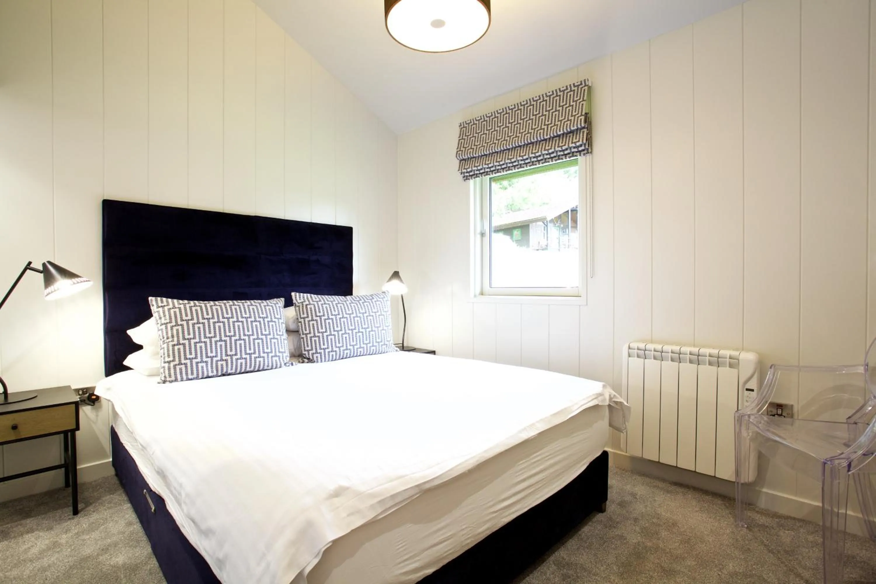 Bedroom, Bed in LOCH TAY HIGHLAND LODGES and GLAMPING PARK